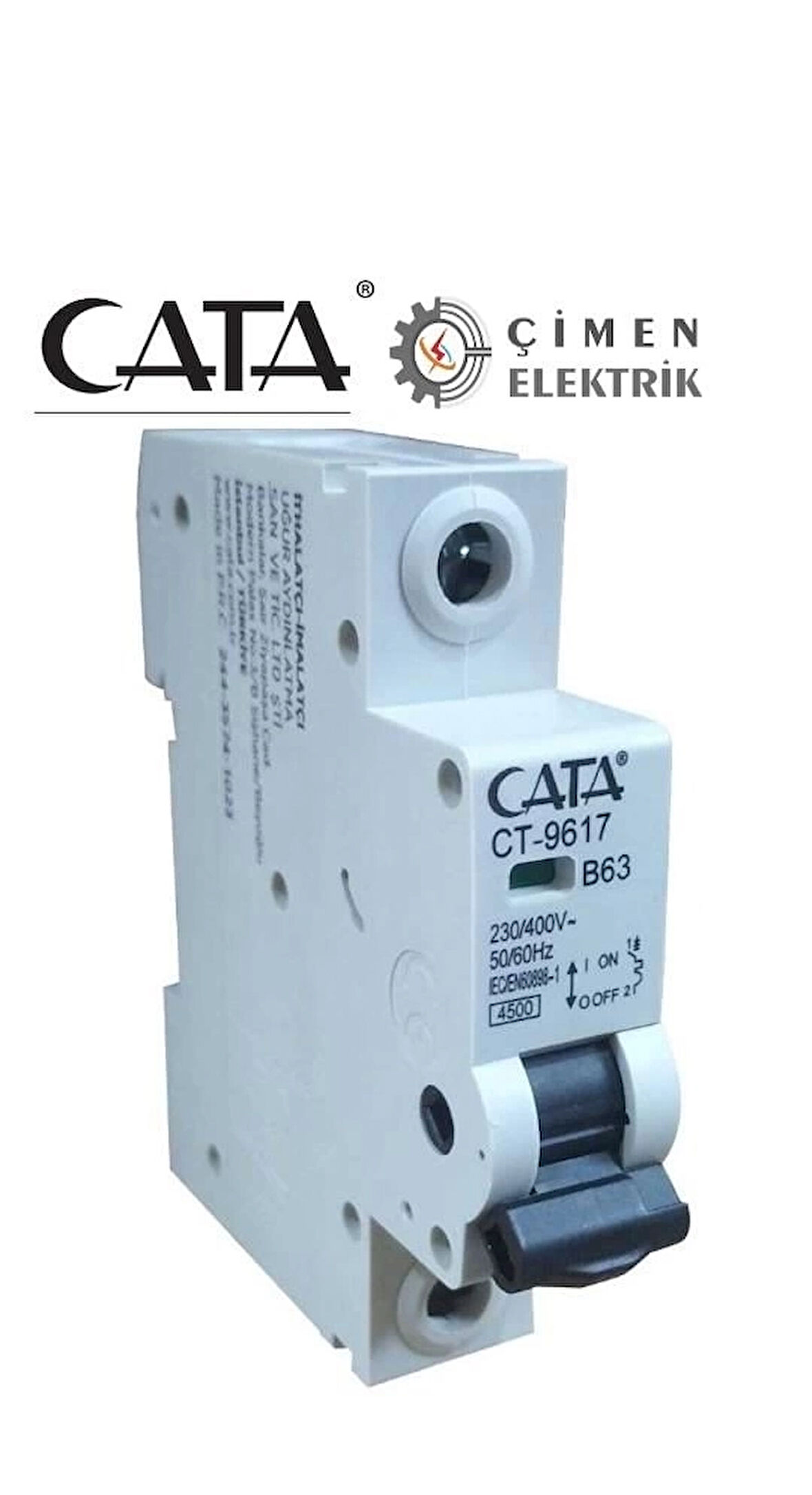 CATA CT 9617 1X63A 4.5Ka B Tipi Otomatik Sigorta