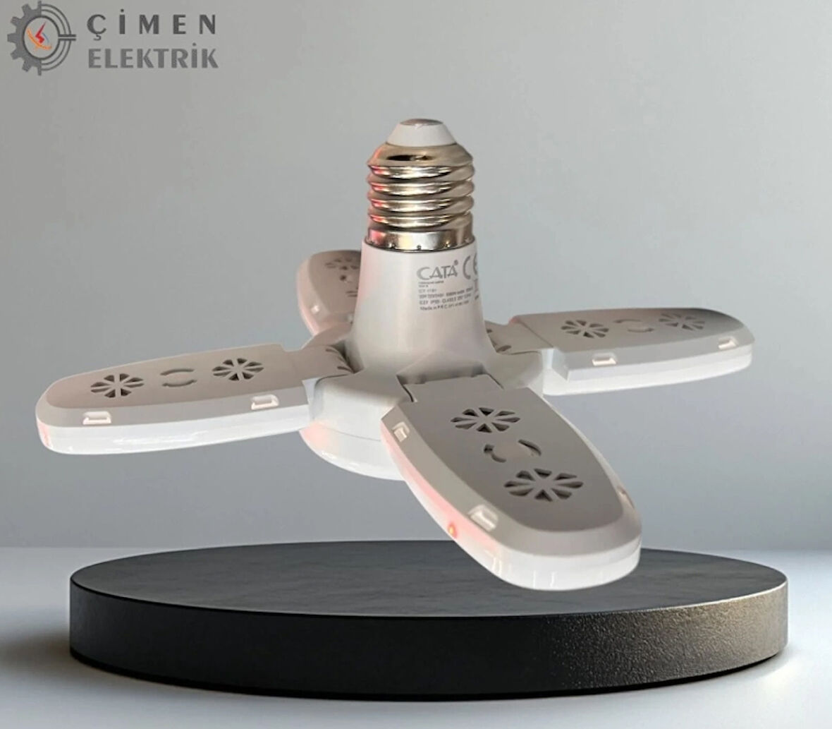 CATA CT 1151 Pervane 30W Led Ampul 6500K Beyaz Işık E27 Duy