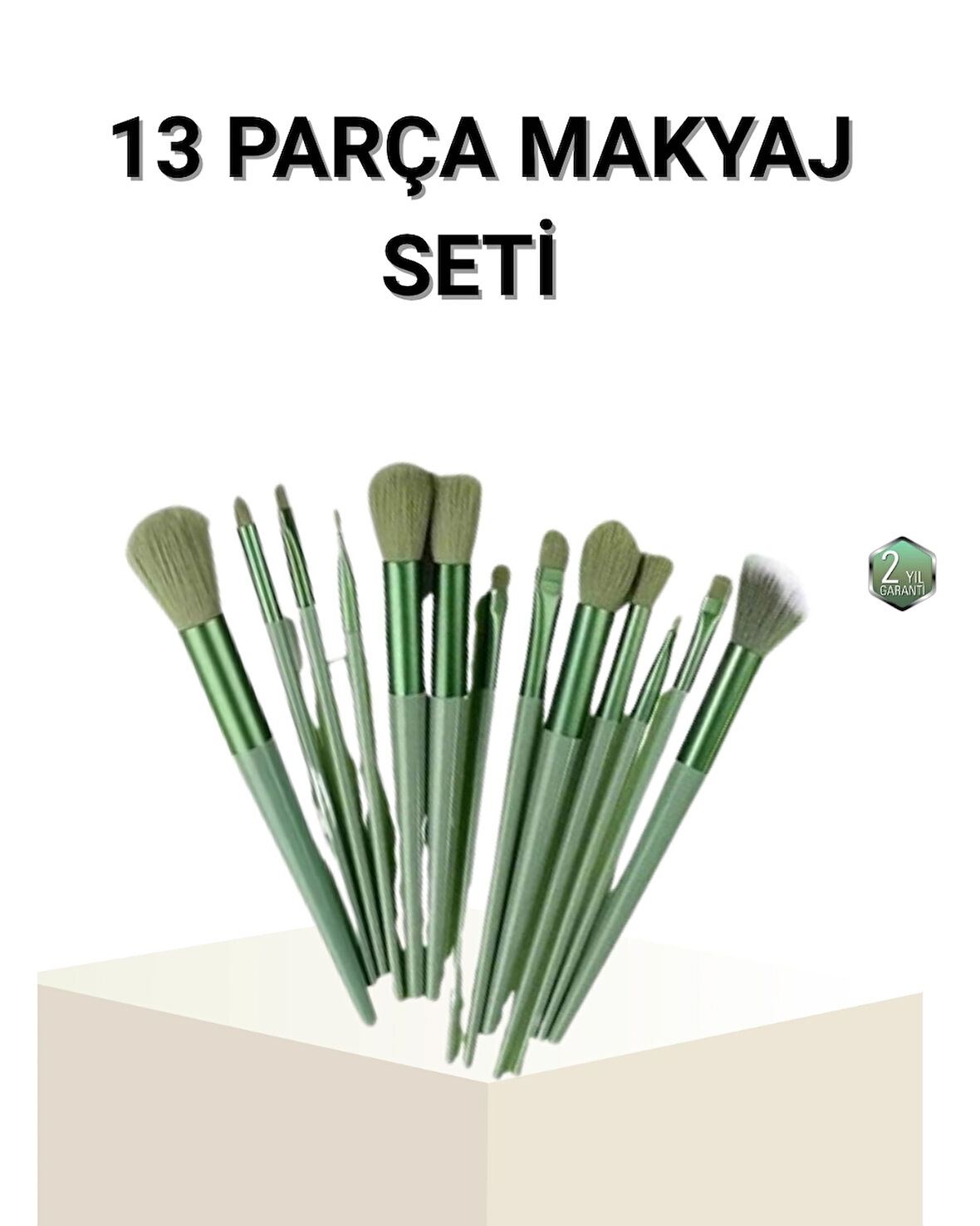 BUĞZ 13’lü Profesyonel Makyaj Fırça Seti – Yumuşak Sentetik Kıllı, Tüm Cilt Tiplerine Uygun