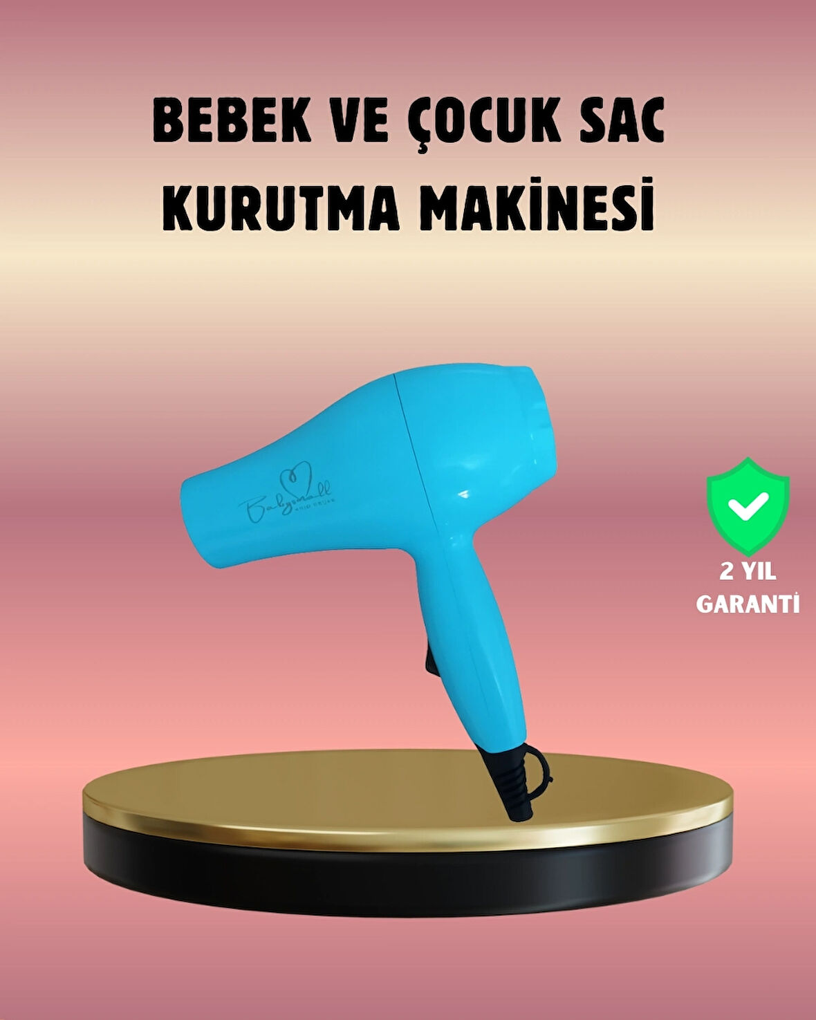 BUĞZ Çocuklara Uygun Saç Kurutma Makinesi – Güvenli, Yumuşak ve Nazik Kurutma Deneyimi