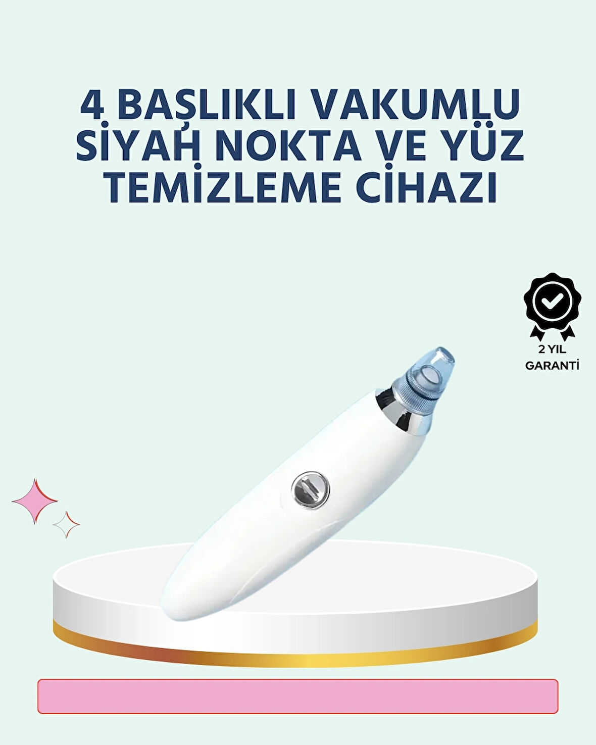BUĞZ Cilt Dostu Vakumlu Siyah Nokta Temizleyici – Siyah Nokta, Yağ ve Makyaj Kalıntılarına Karşı