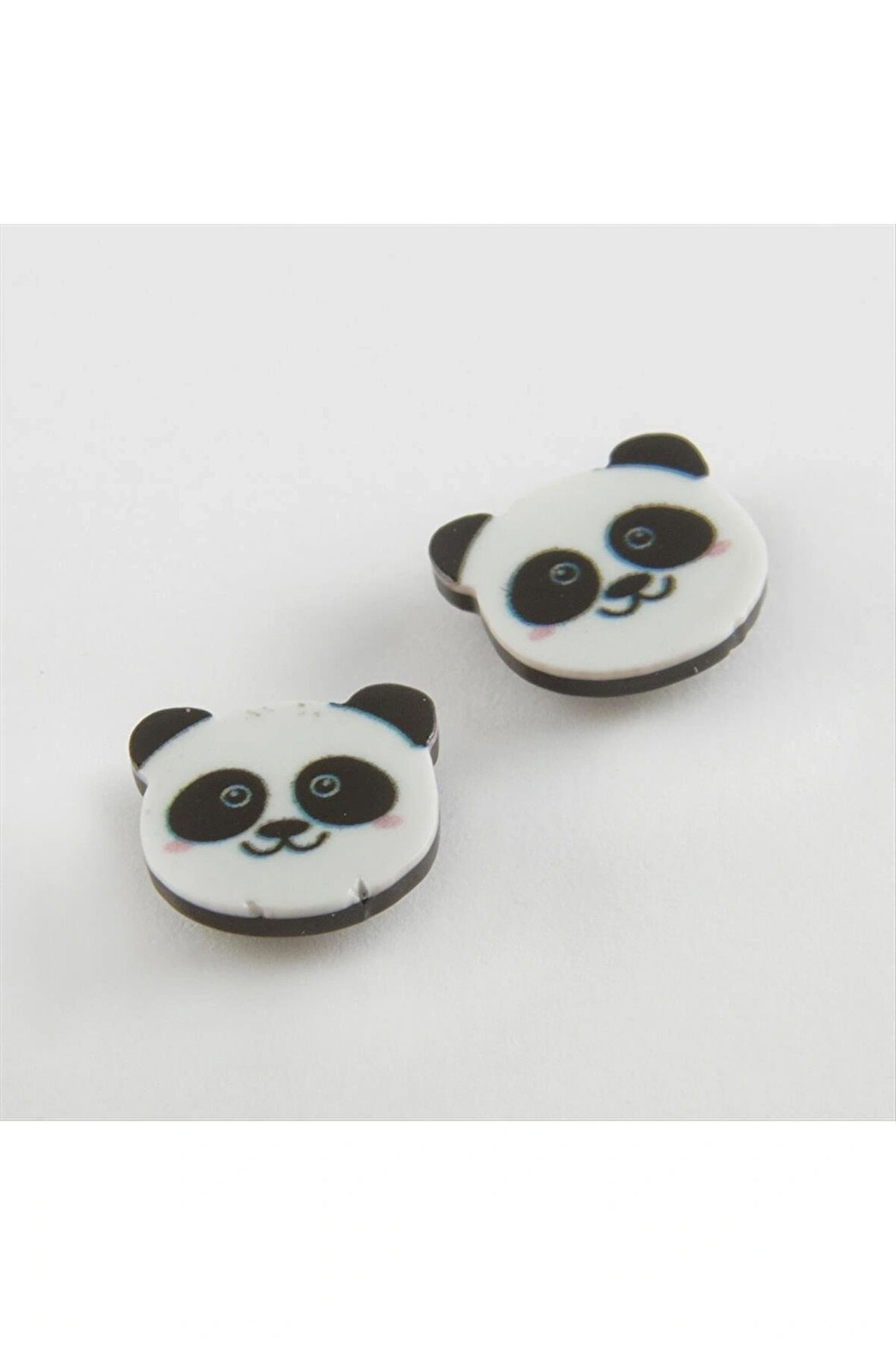 BUĞZ Panda Mıknatıslı Plastik Çocuk Küpesi