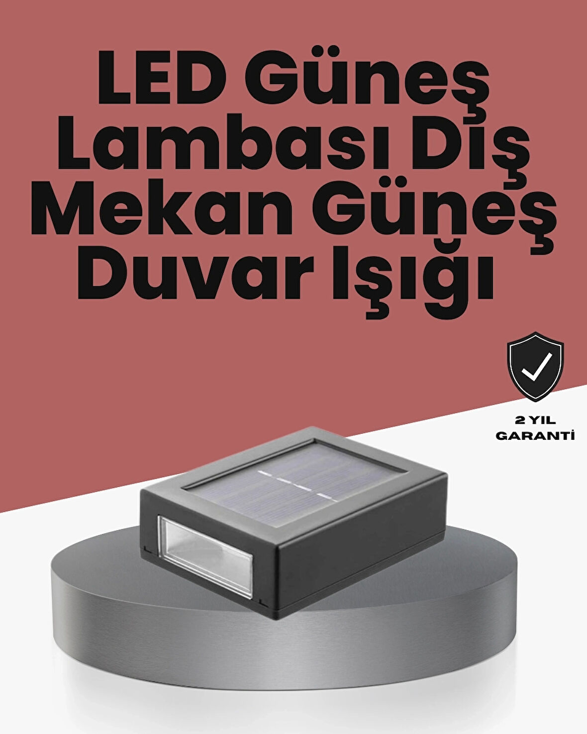 BUĞZ Bahçe ve Balkon İçin Güneş Enerjili Lamba