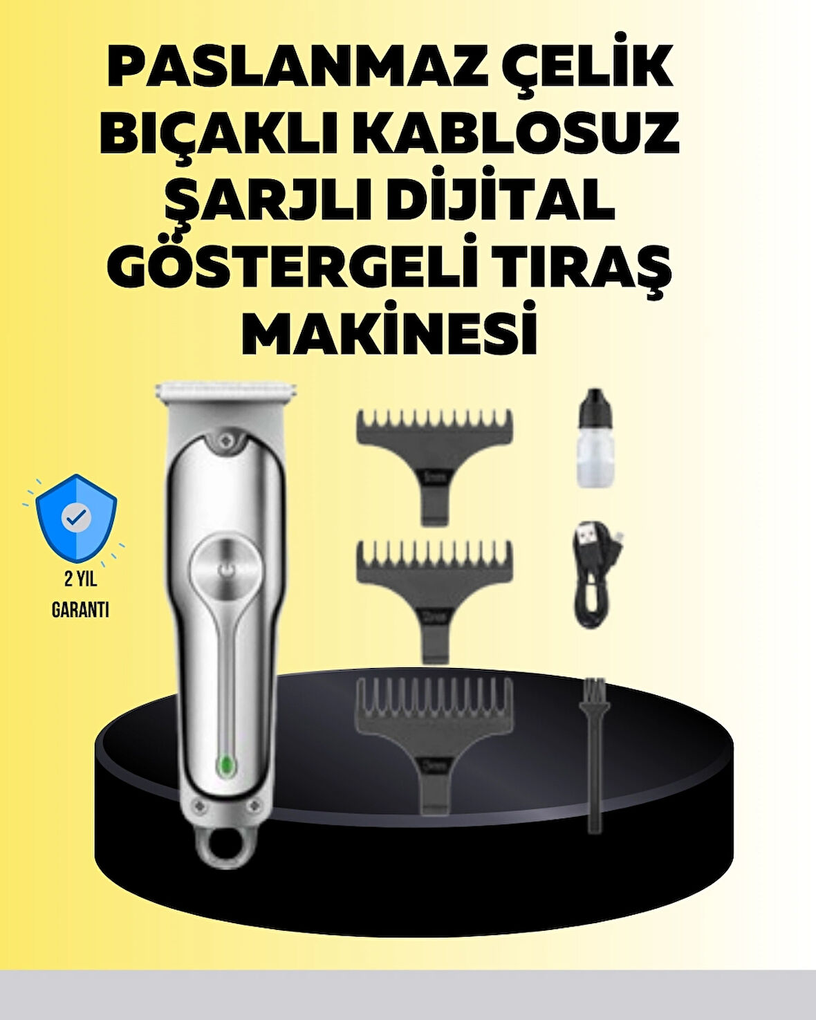 BUĞZ Metal Gövdeli Saç Sakal Kesme Makinesi – Hassas Kesim İçin