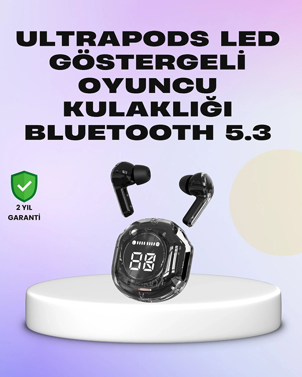 BUĞZ Kablosuz Bluetooth Kulaklık Hifi Ses Kalitesi ve Mikrofonlu
