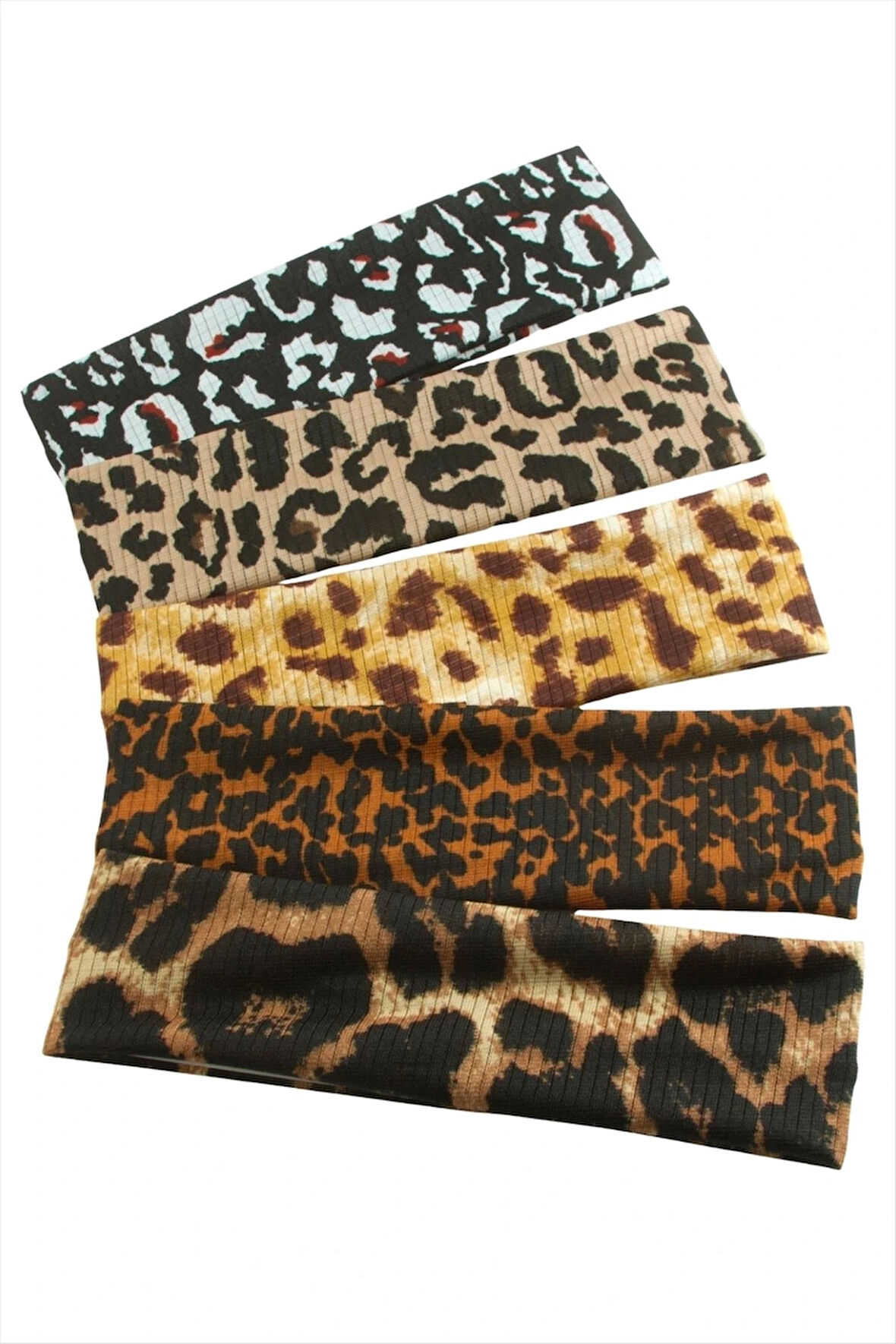 BUĞZ Leopar Desenli Saç Bandı 6 cm