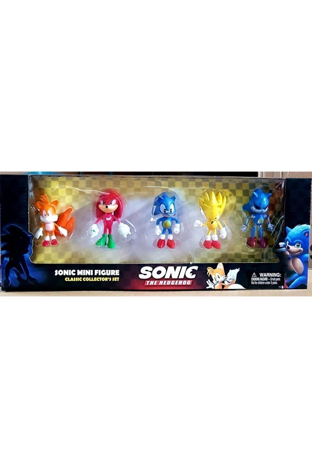 Sonic Oyuncak 5 Li Set Sonik Figür Oyuncak