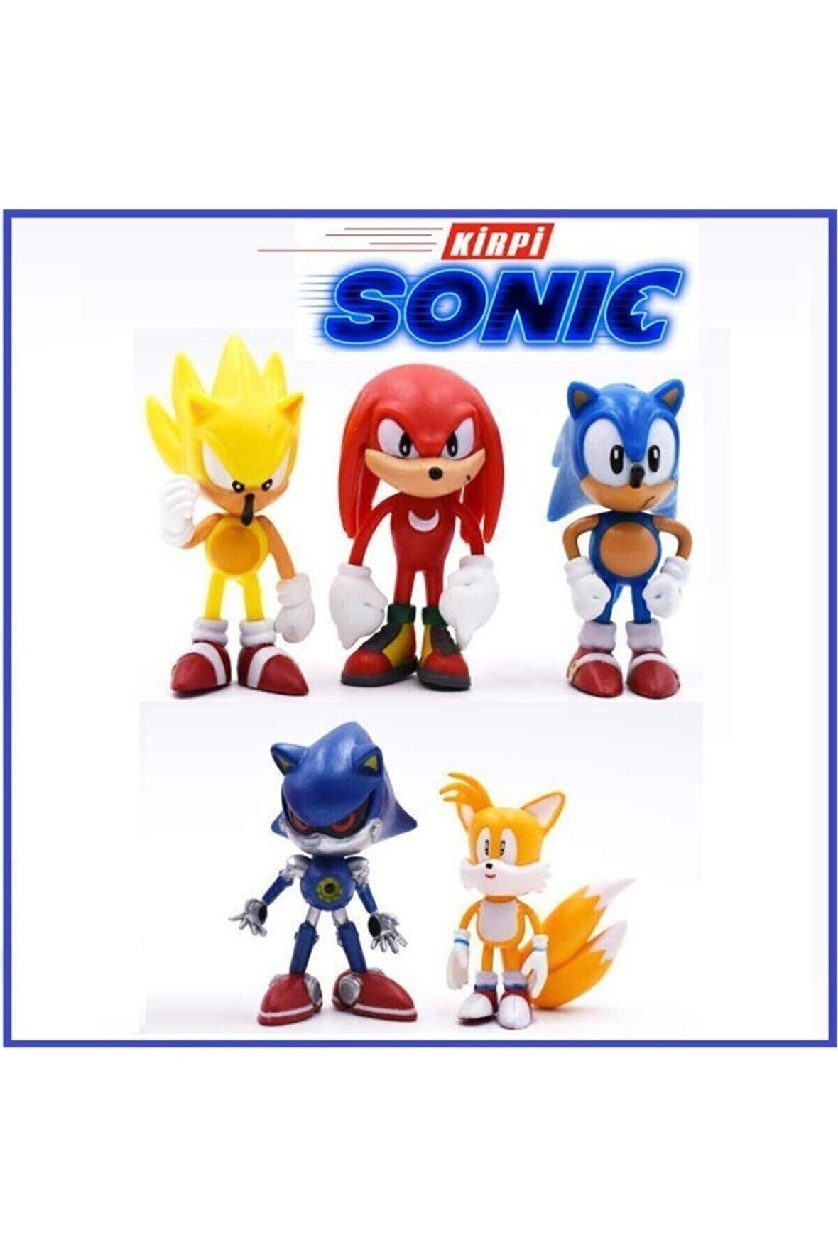 Sonıc Oyuncak 5 Power Et Figür 5li Sonic Figür Set