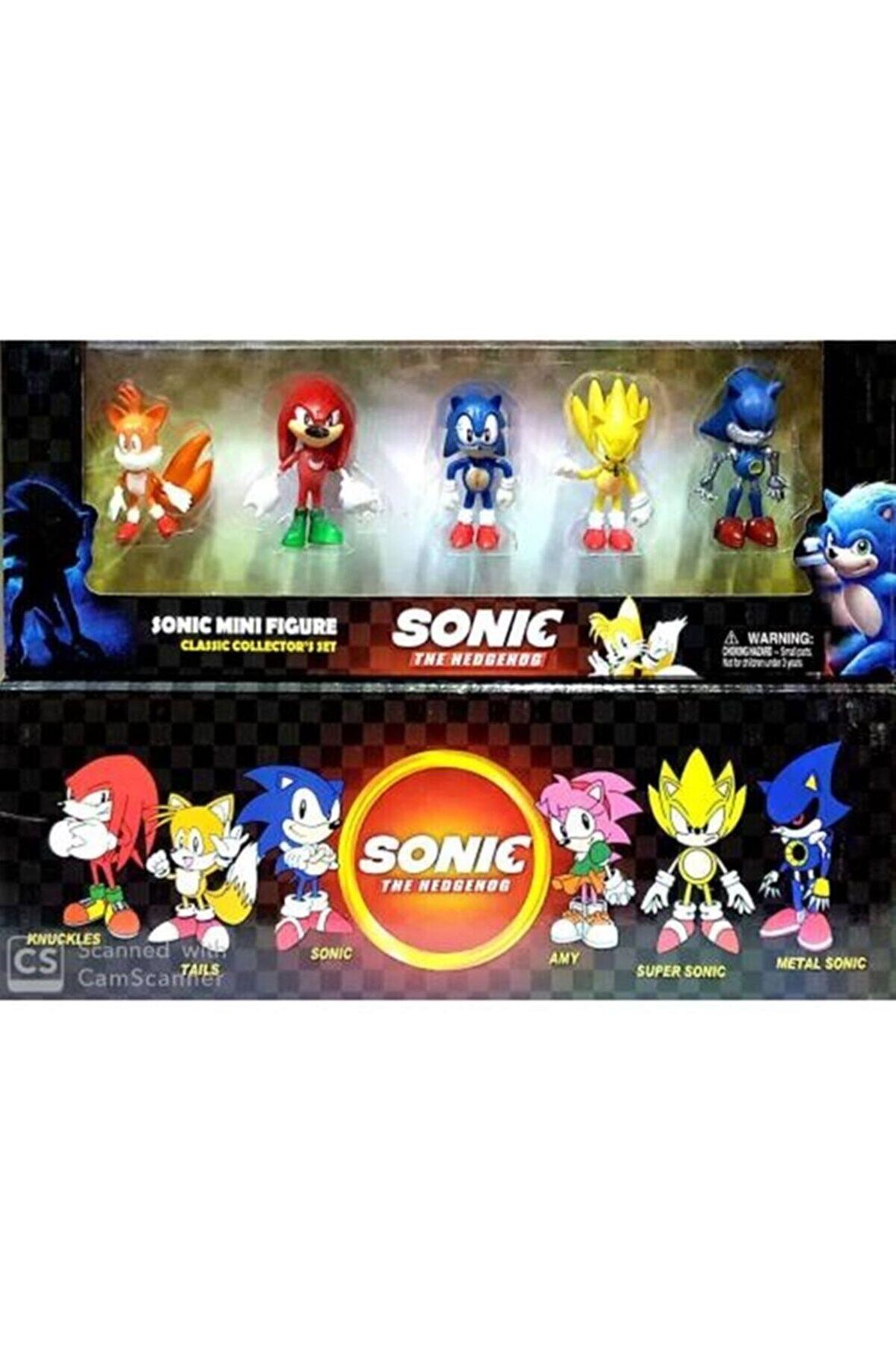 Sonic Oyuncak 5 Li Set Sonik Figürleri