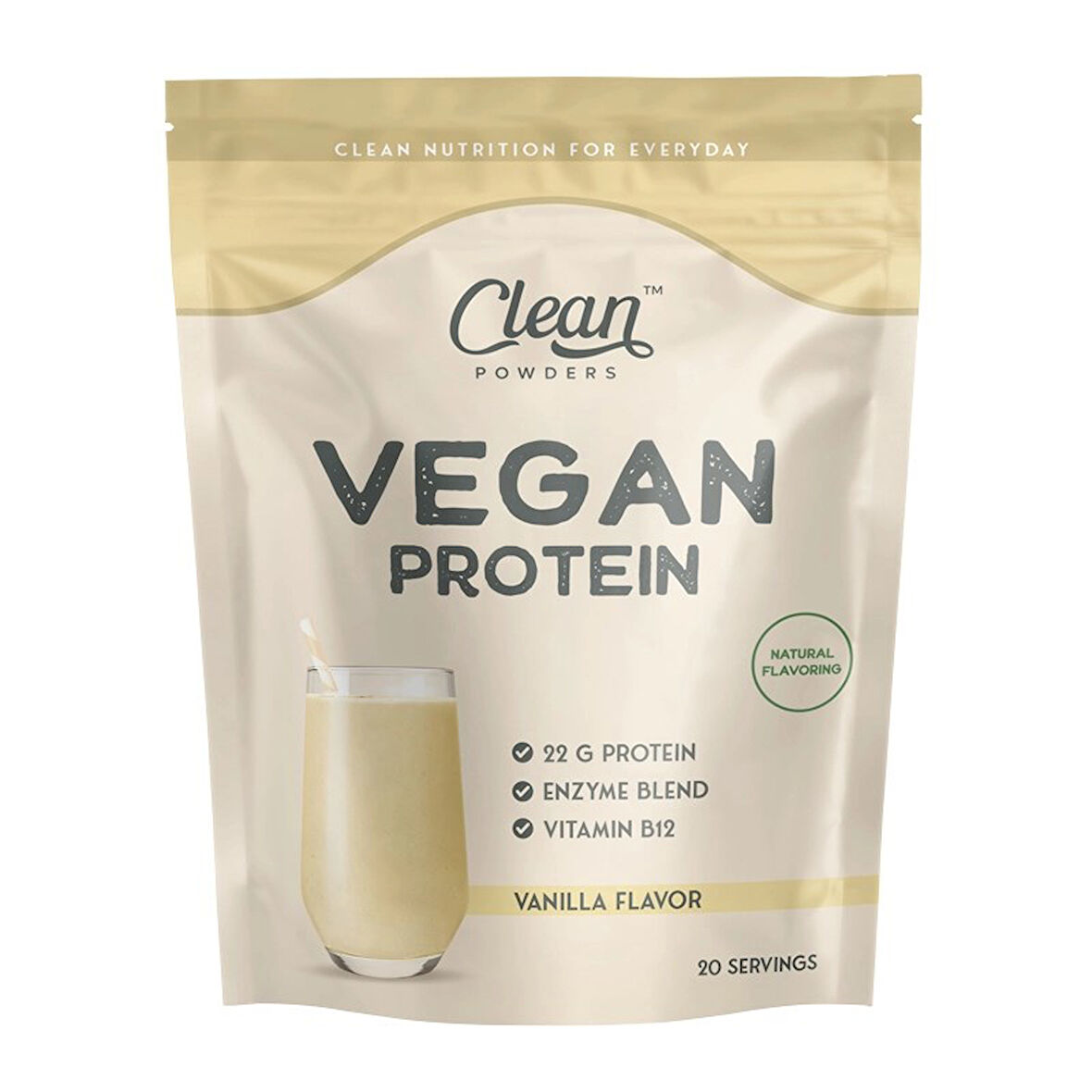 Clean Powders Vegan Protein 600 Gr Vanilya 