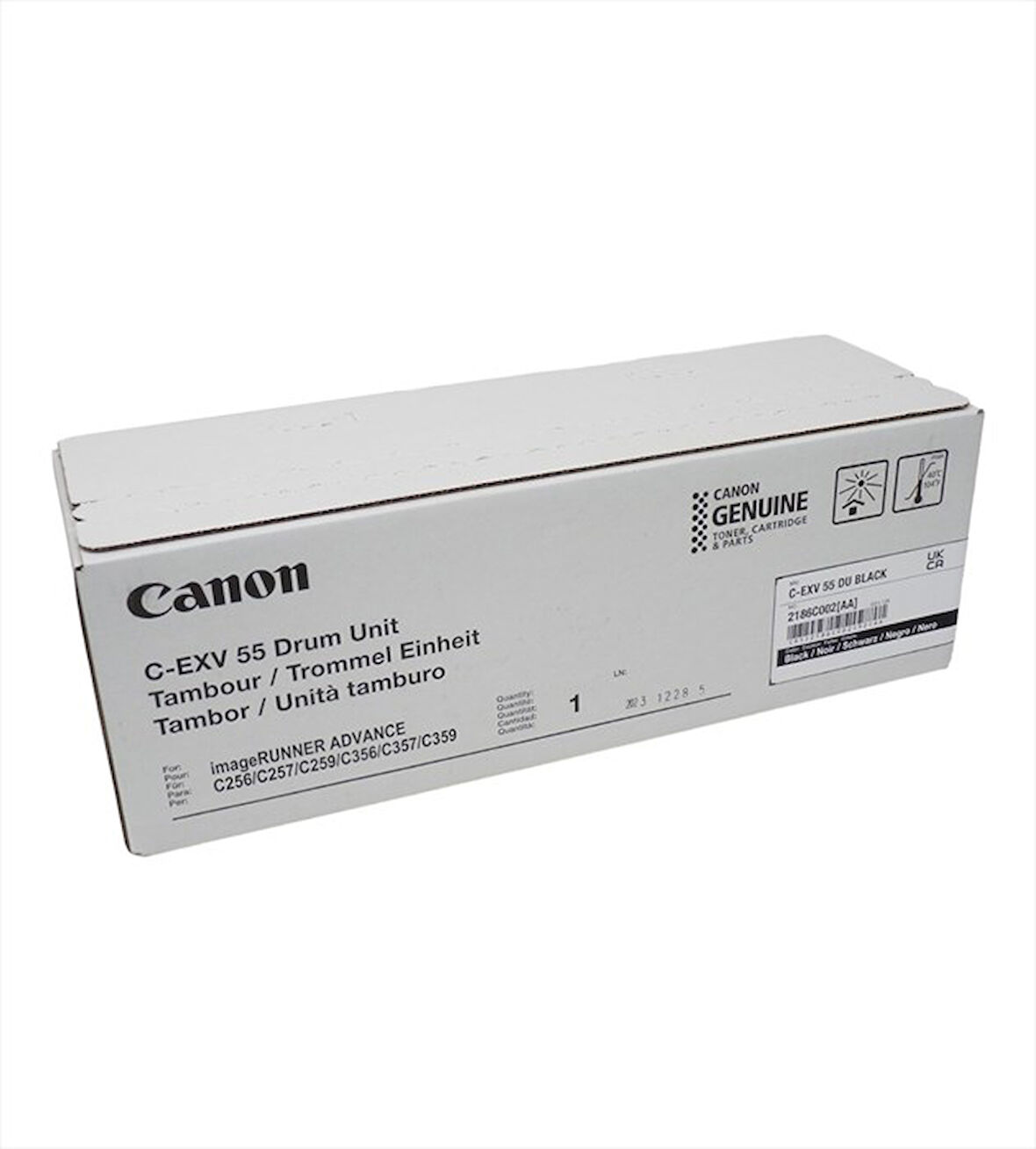 Canon C-EXV 55 Siyah Drum Ünitesi Orjinal, IRC ADVANCE C 256, C 356 , DX C 257, DX C 359, 2186C002AA