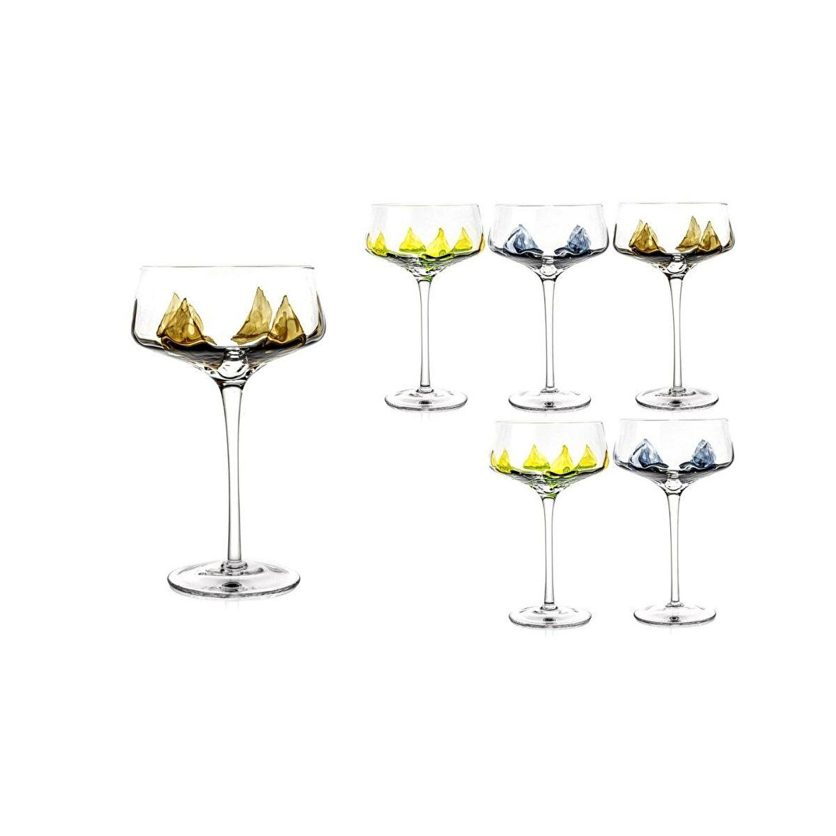 Mikasa Moor Yaprak Dek 6lı Dondurmalık 336ml
