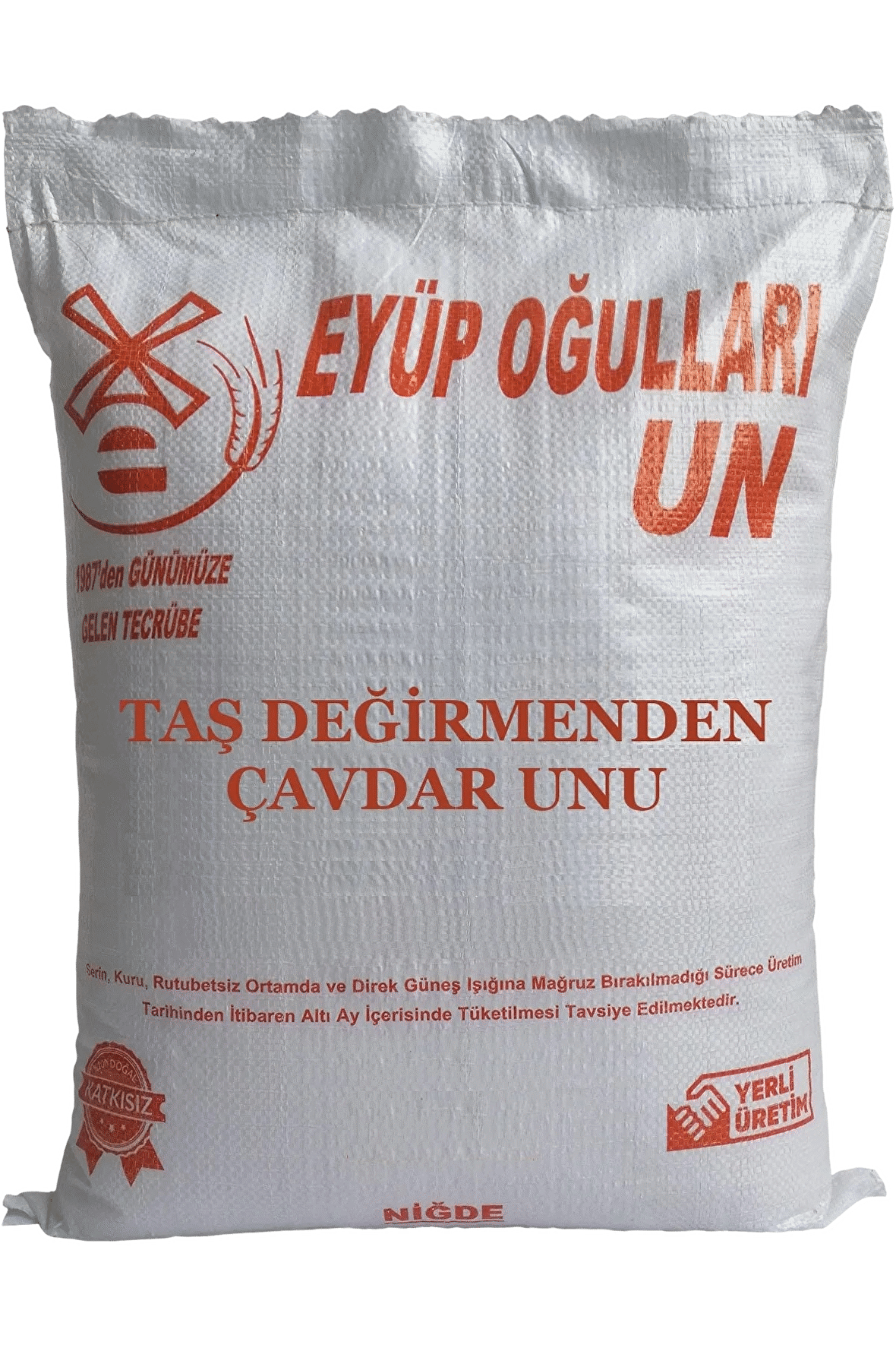 EYÜP OĞULLARI UN - Taş Değirmende Öğütülmüş - 10kg Tam Çavdar Unu Doğal Katkısız