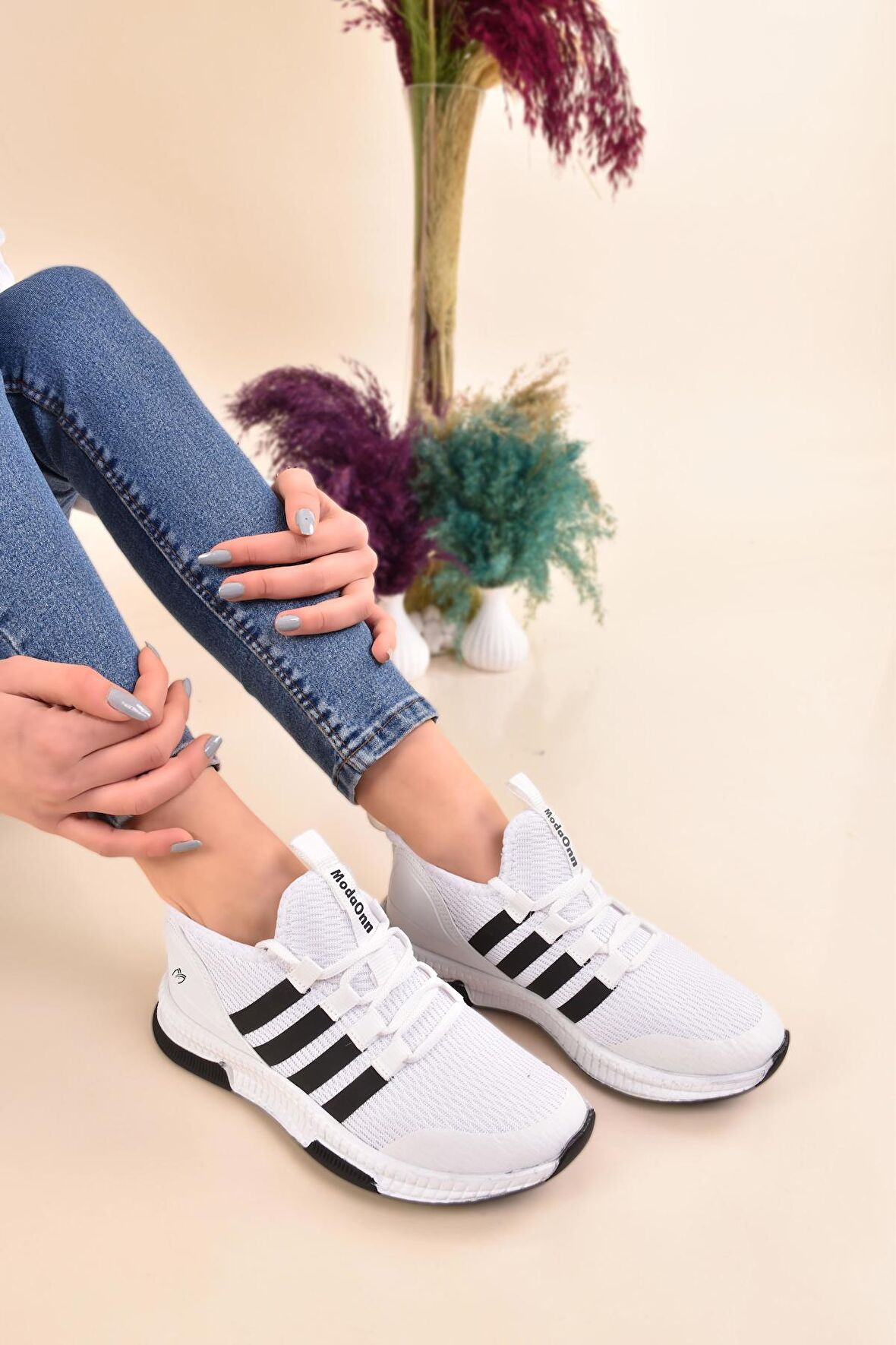 Unisex Triko Spor Ayakkabı Sneaker