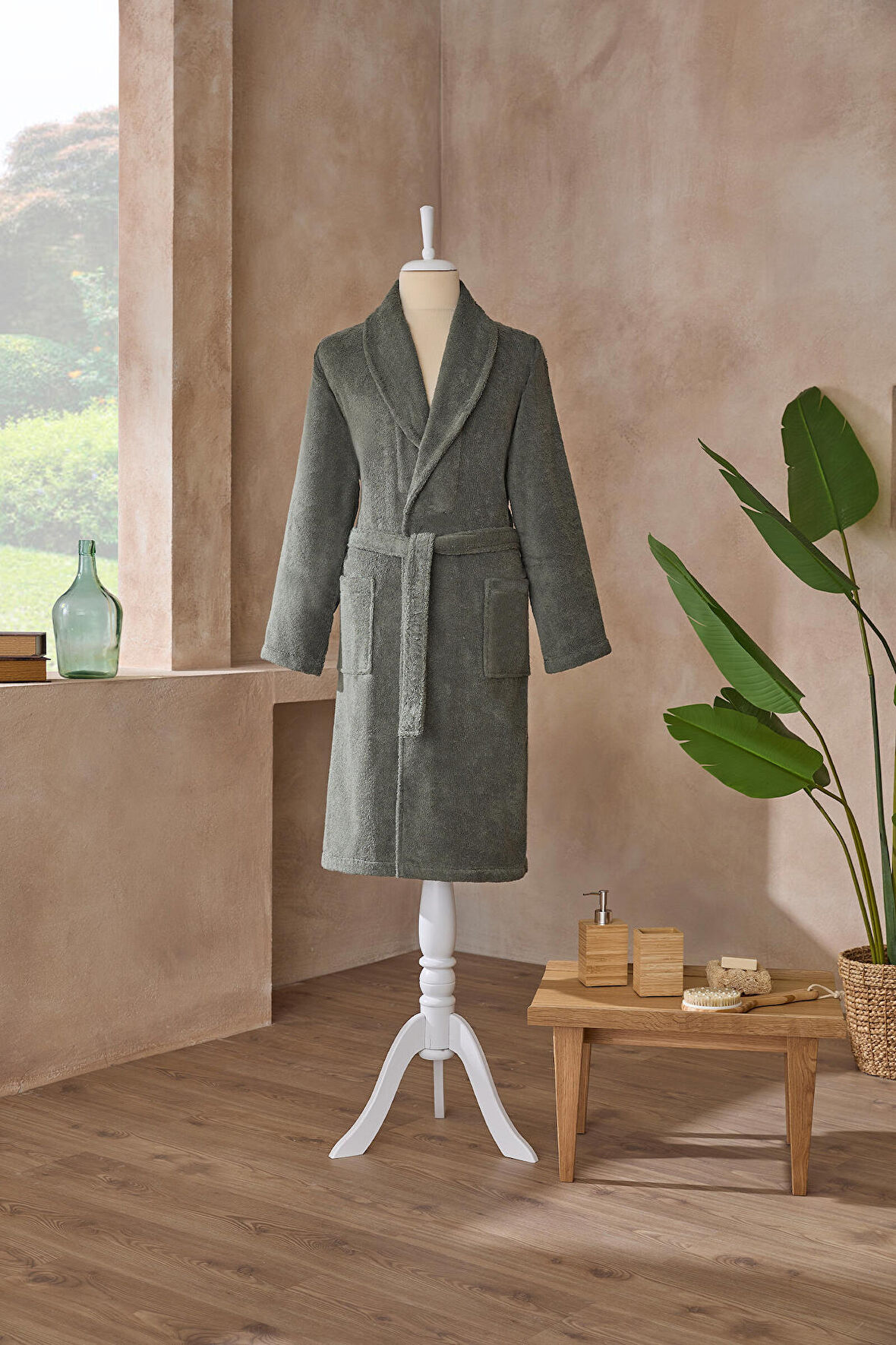 Özdilek Colourist Şal Yaka Bornoz L Beden