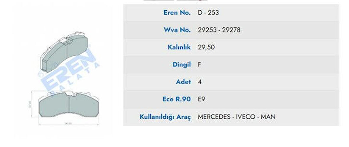 FREN BALATASI MAN TGA 29253