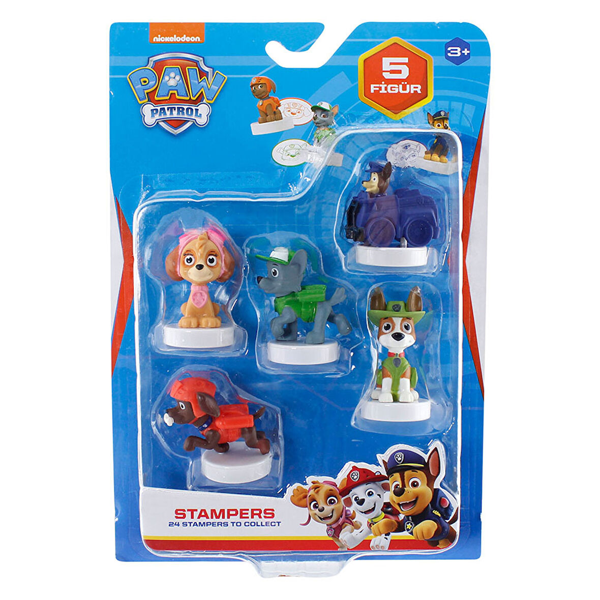 Paw Patrol Stampers 5 li Figür Model 2 PMI-PAW5040