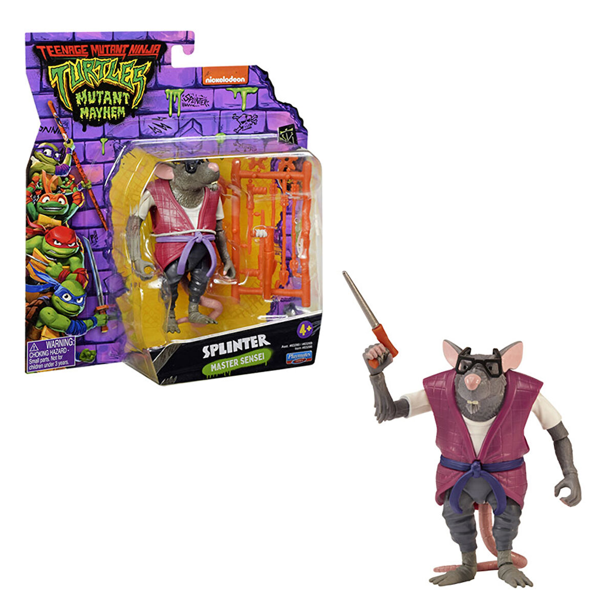 Ninja Turtles Mutant Mayhem Aksiyon Figürler Splinter 83269