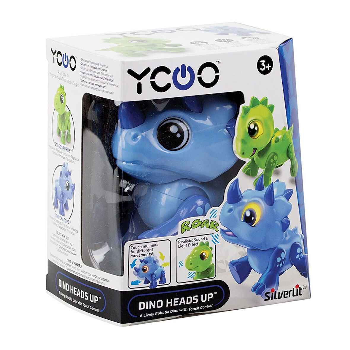 Silverlit Dino Heads Up Robot Triceratops 88592