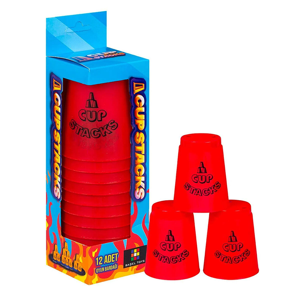 Başel Cup Stacks Kırmızı 10020