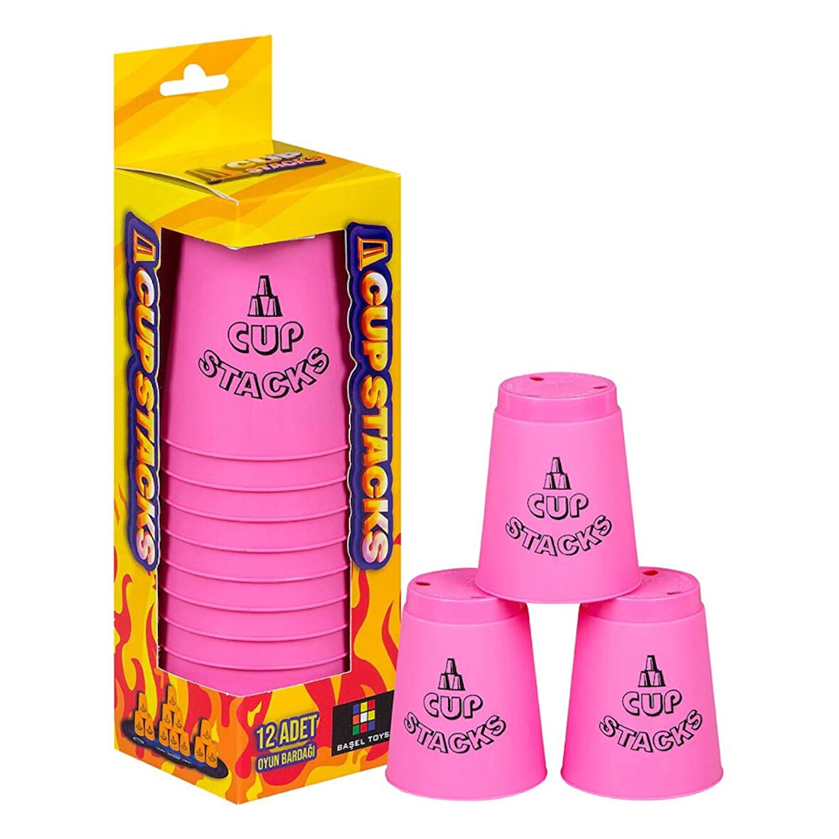 Başel Cup Stacks Pembe 10020