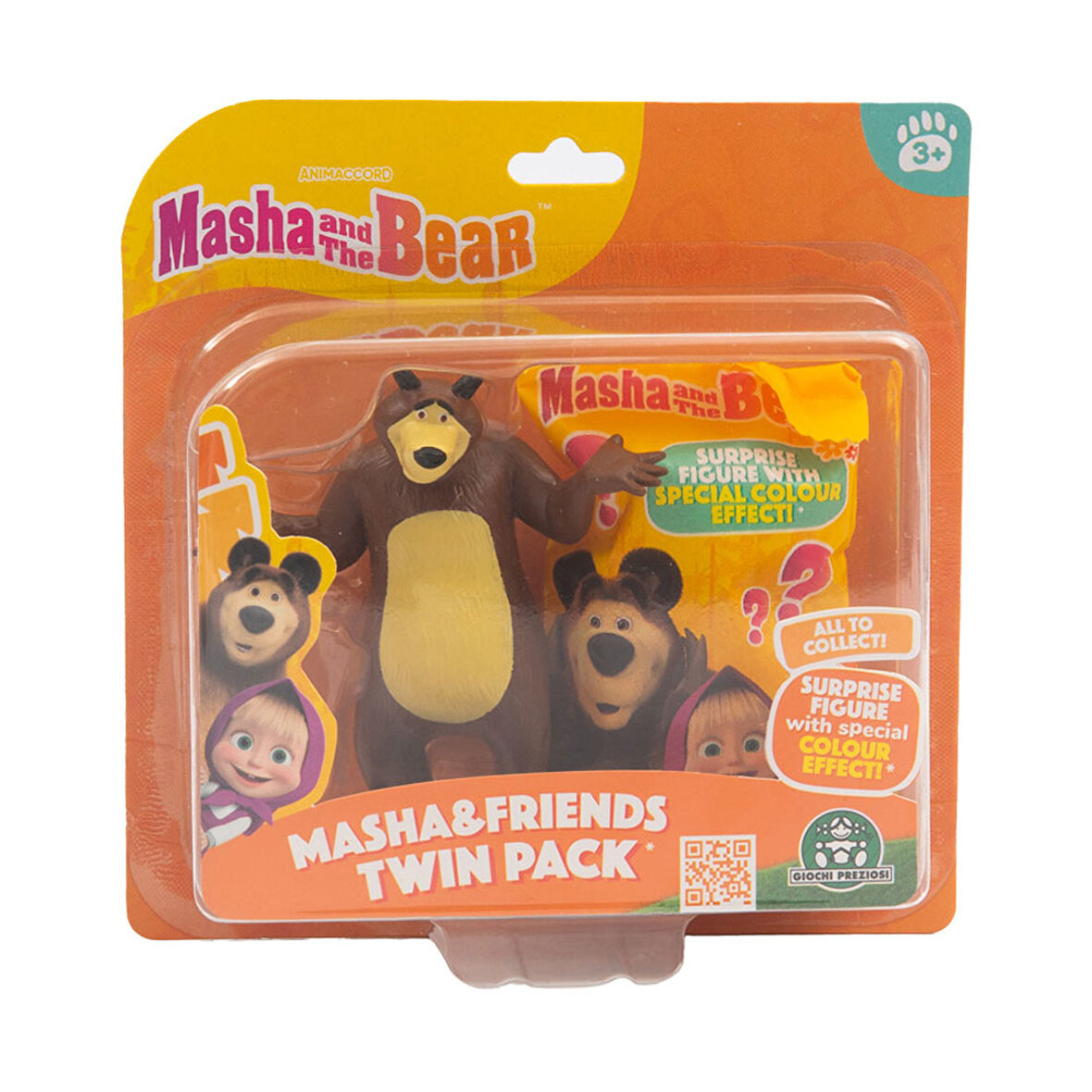 Masha ile Koca Ayı İkili Paket Paltolu Masha ve Koca Ayı MHA35000