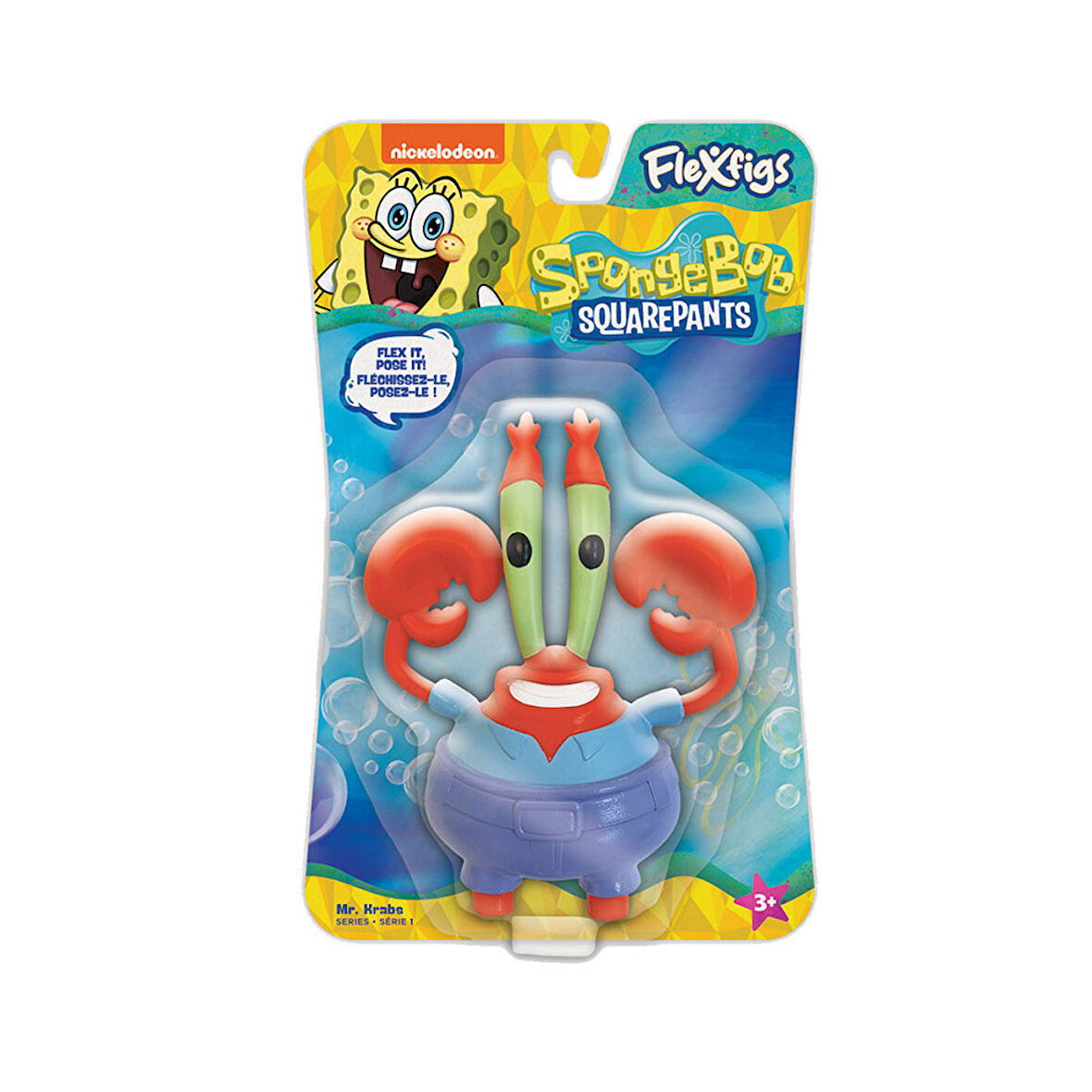 Flexfigs Sponge Bob Aksiyon Figür Mr. Crab 55214