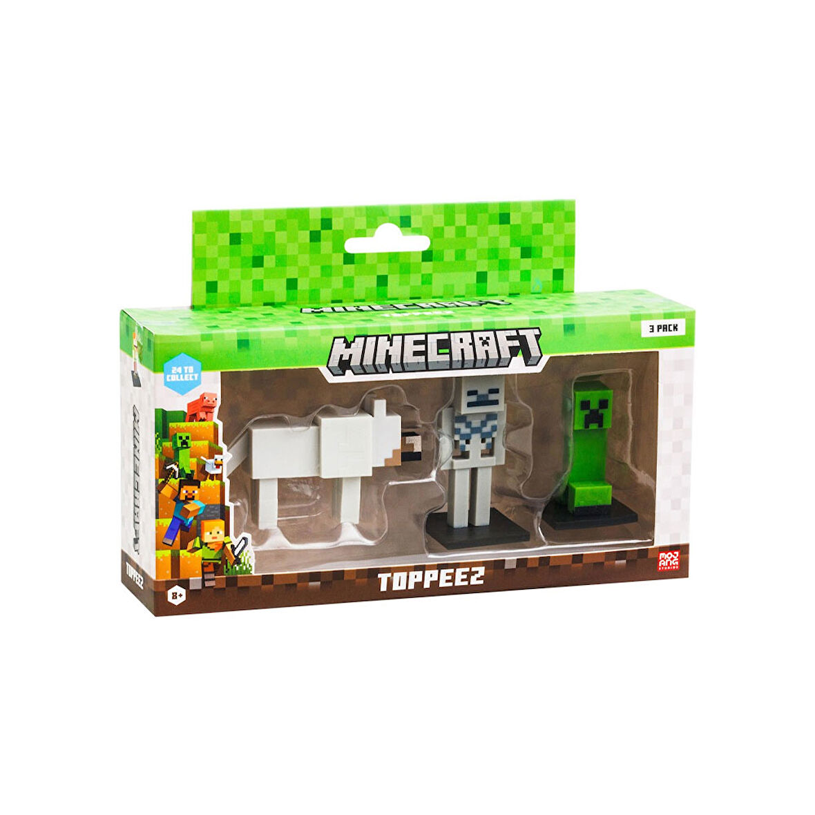 Minecraft 3D Figür Toppeez 3'iü Set Model 4 PMI/MC2020