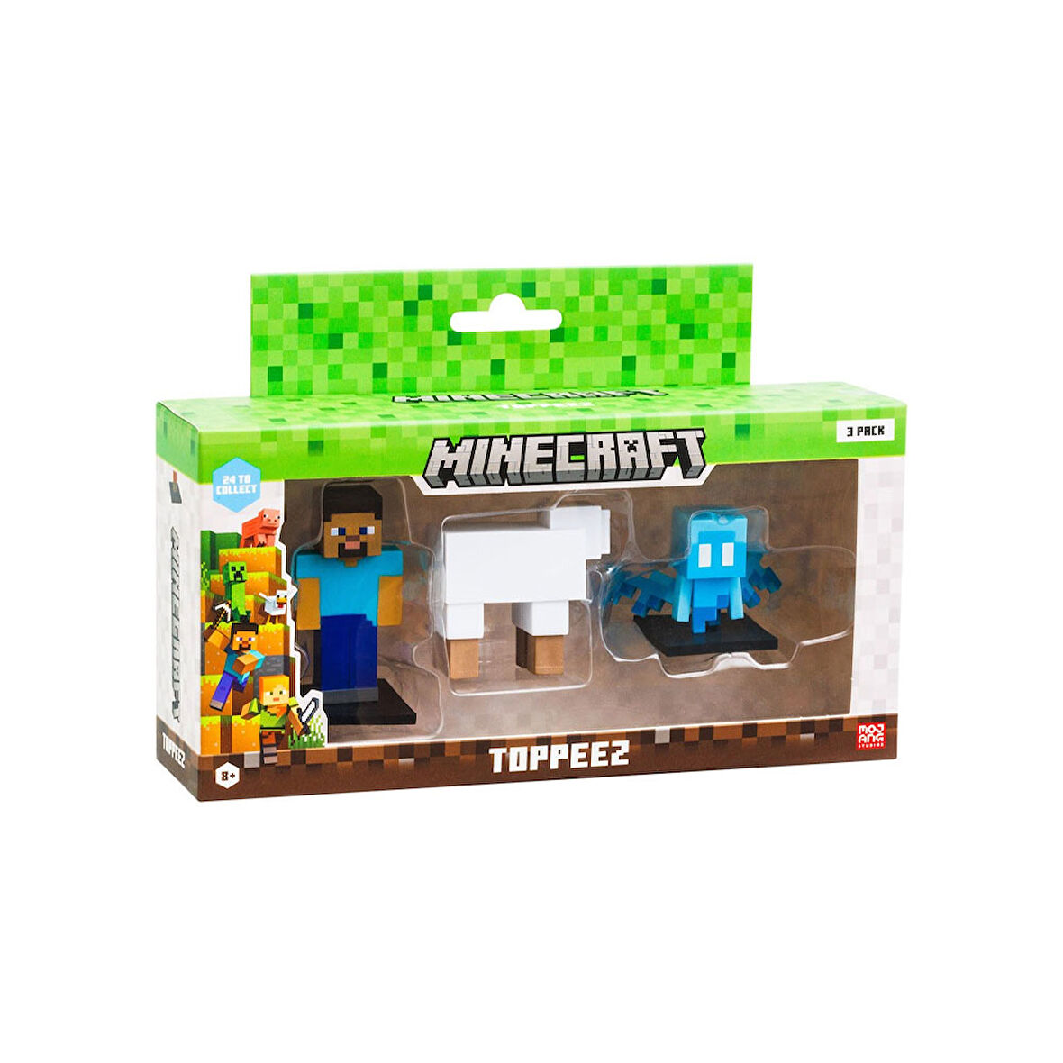 Minecraft 3D Figür Toppeez 3'iü Set Model 5 PMI/MC2020