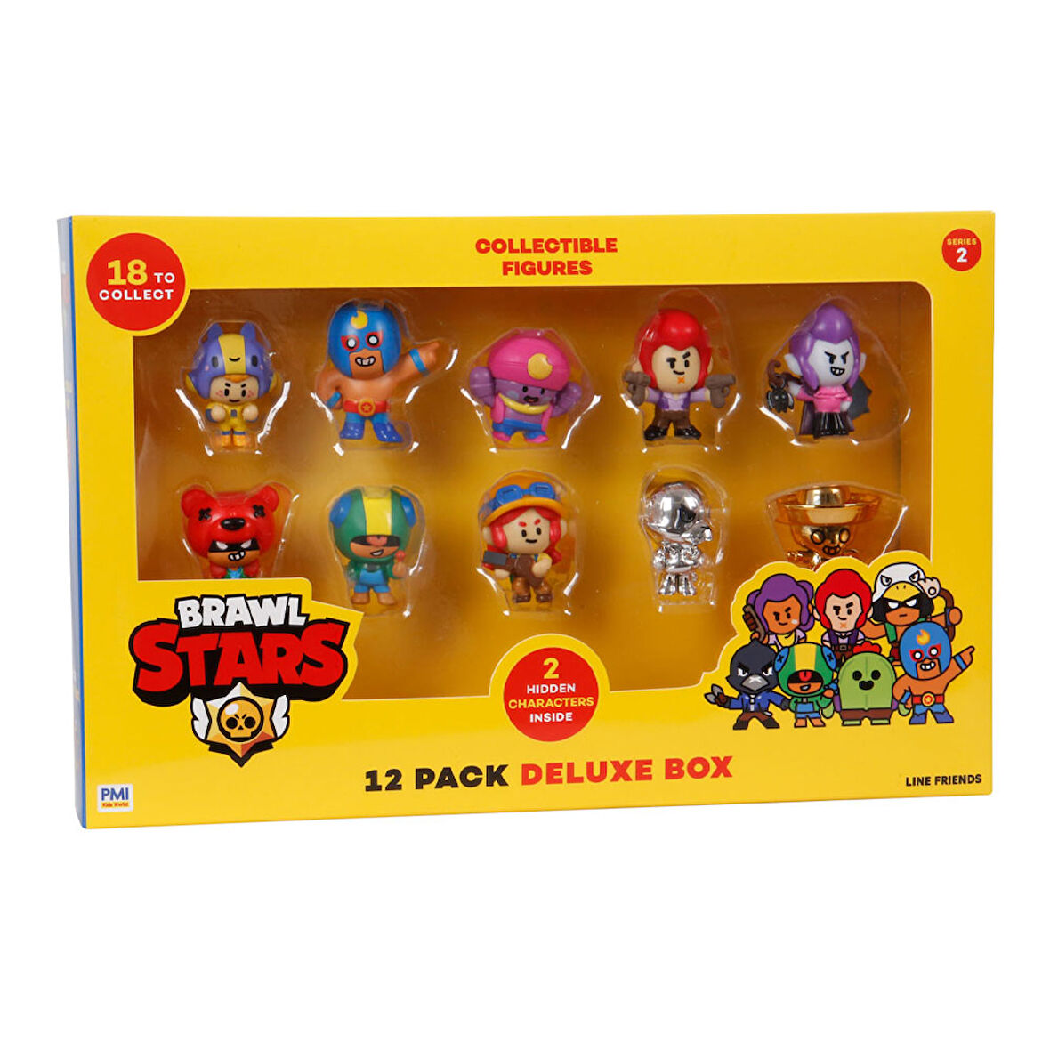 Brawl Stars 12 li Delüks Figür Set Model-3 PMI/BRW2080
