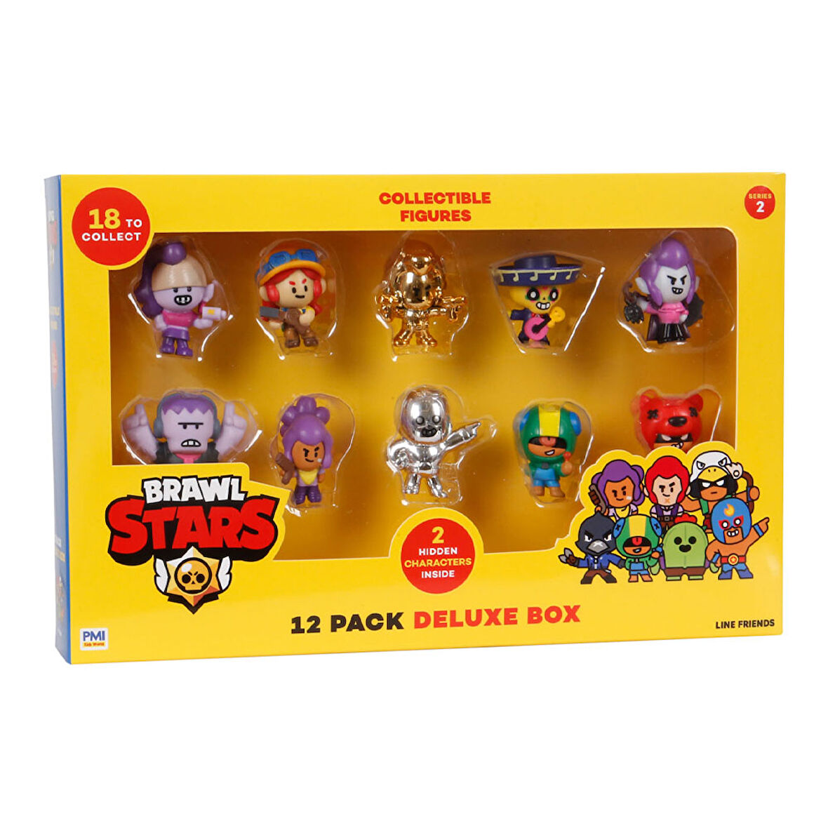Brawl Stars 12 li Delüks Figür Set Model-4 PMI/BRW2080