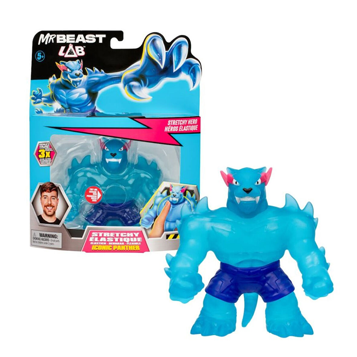 Mr. Beast Esneyen Aksiyon Figür Iconic Panther 24735