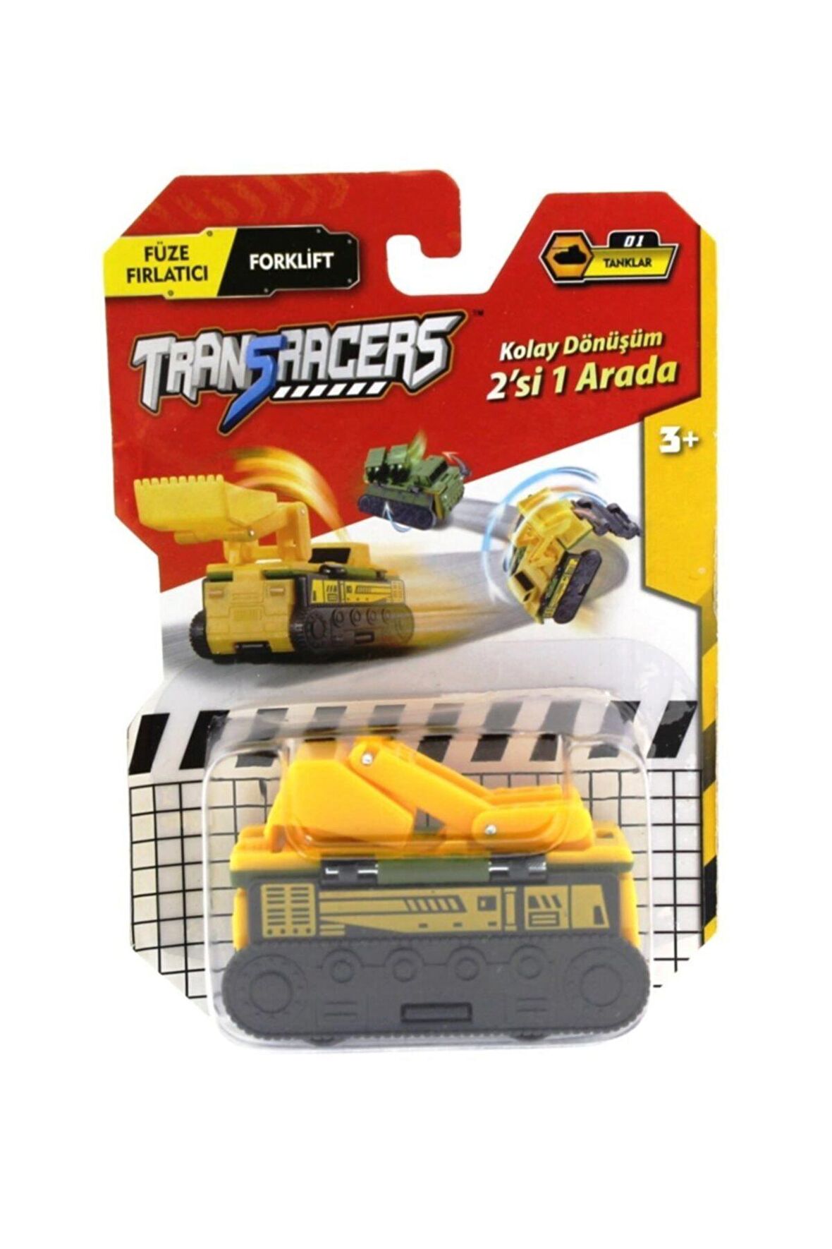 Transracers Dönüşen Araçlar Tanklar Füze Fırlatıcı / Forklift