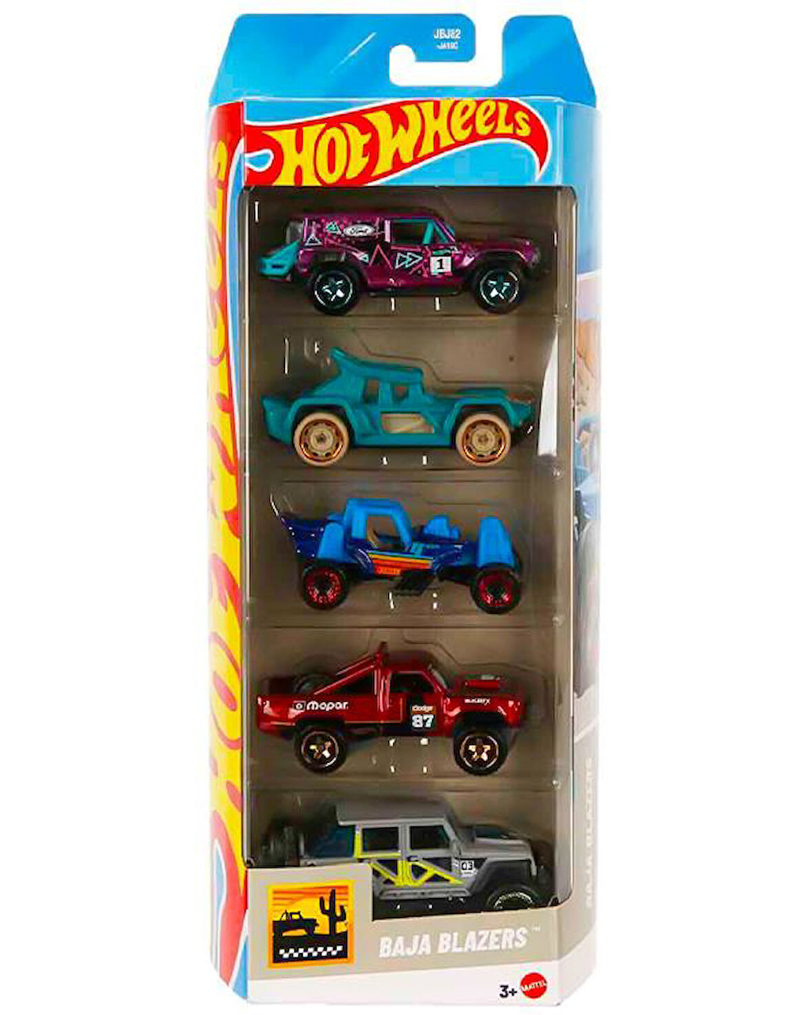 Hot Wheels Beşli Araba Seti Baja Blazers JBJ82