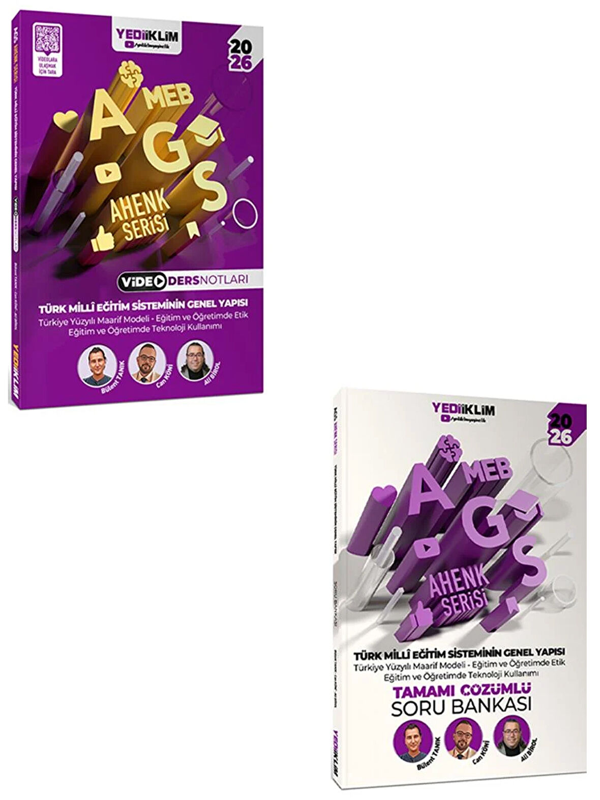 Yediiklim 2026 MEB AGS Ahenk Serisi Türk Milli Eğitim Sisteminin Genel Yapısı Ders Notları ve Soru Bankası Seti