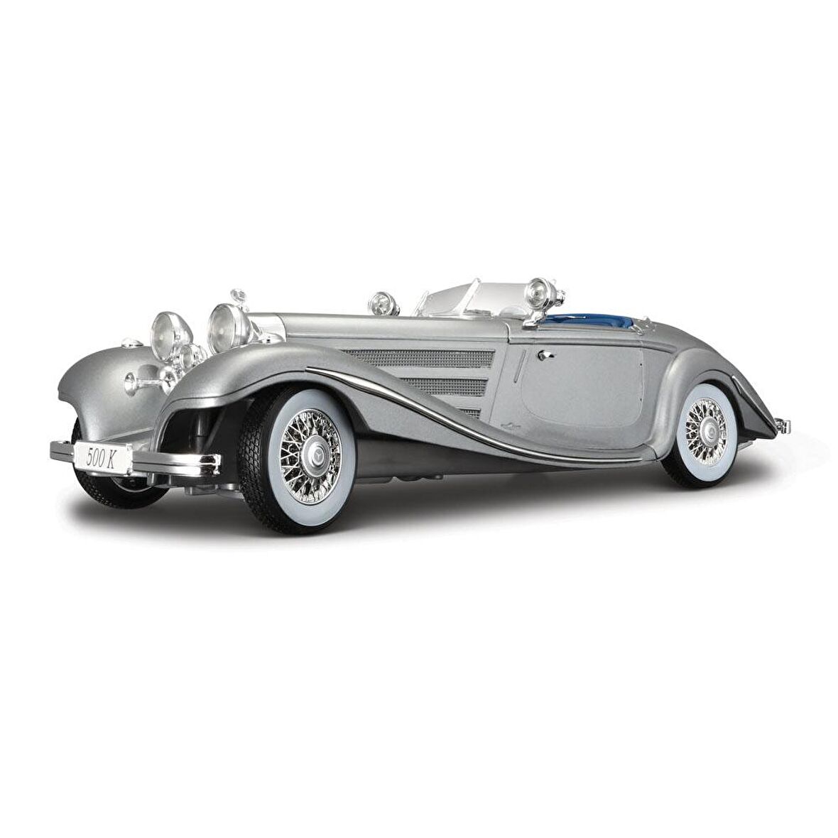 Maisto 1:18 1936 Mercedes-Benz 500 K Typ Specialroadster - Gri