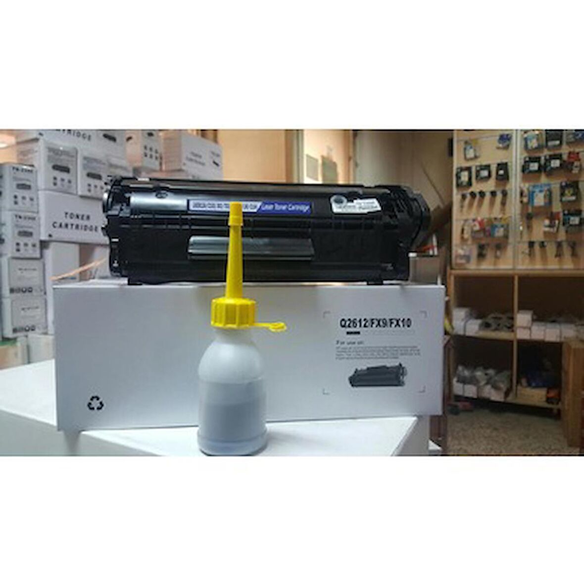 Canon Crg-725 Kolay Dolan Toner + Toner Tozu