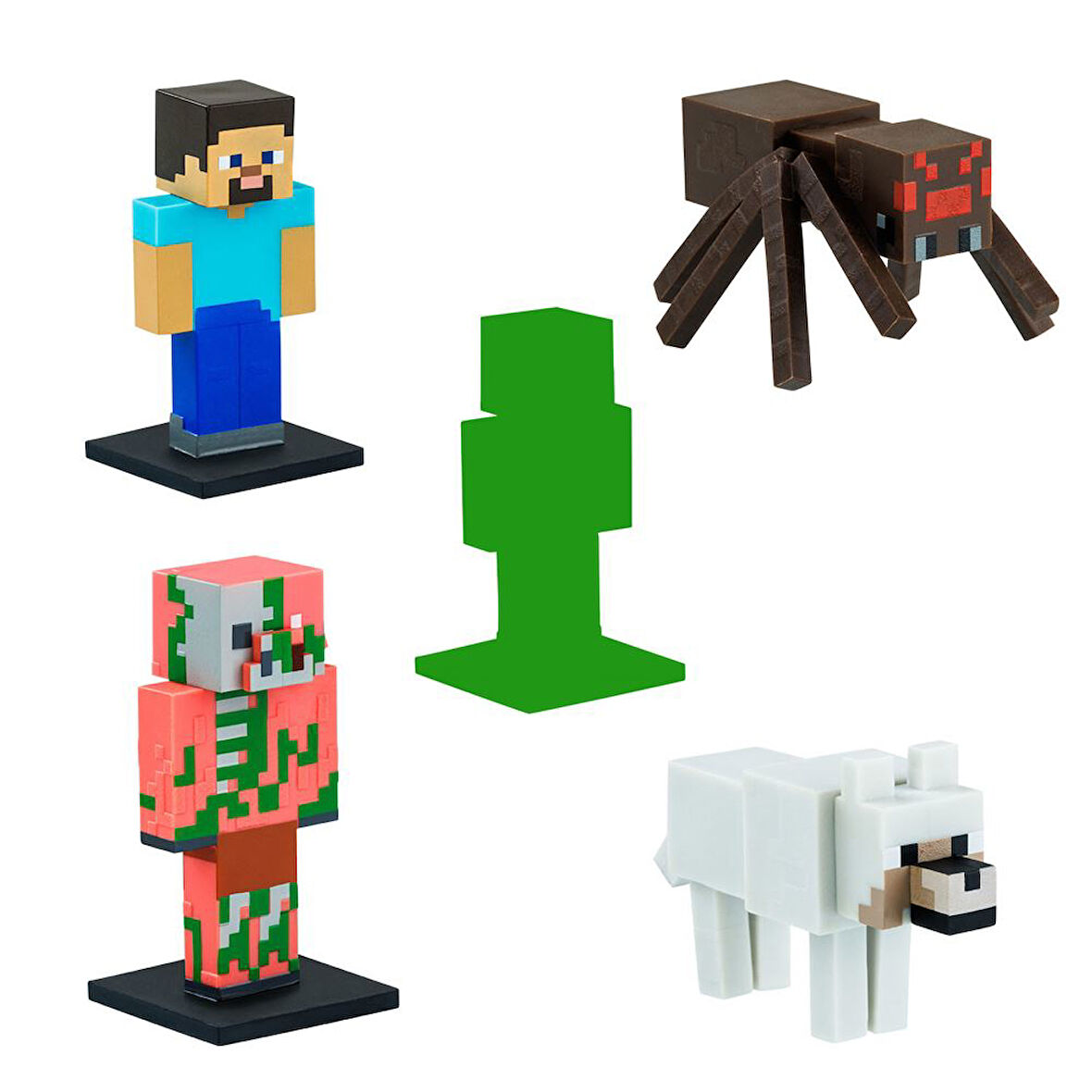 PMI Minecraft 3D Figür Toppeez 5'li Set MC2040 Model 2