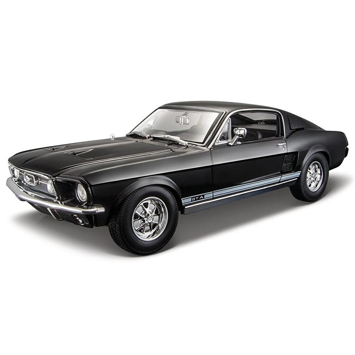 Maisto 1:18 1967 Ford Mustang GTA Fastback Model Araba - Siyah