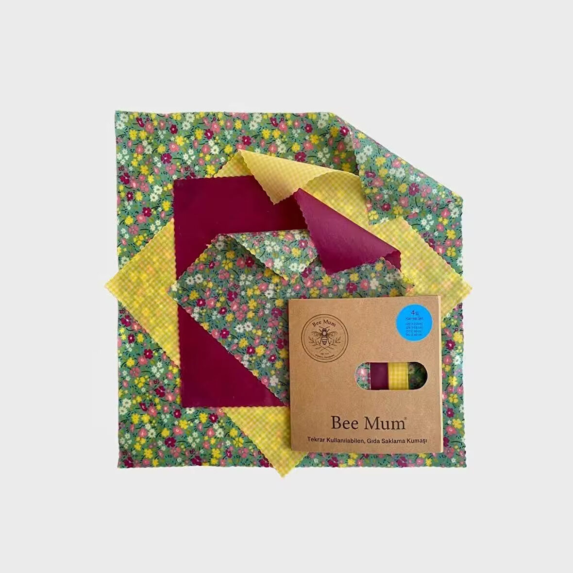 4’lü karma set yeşil çıtır çiçek