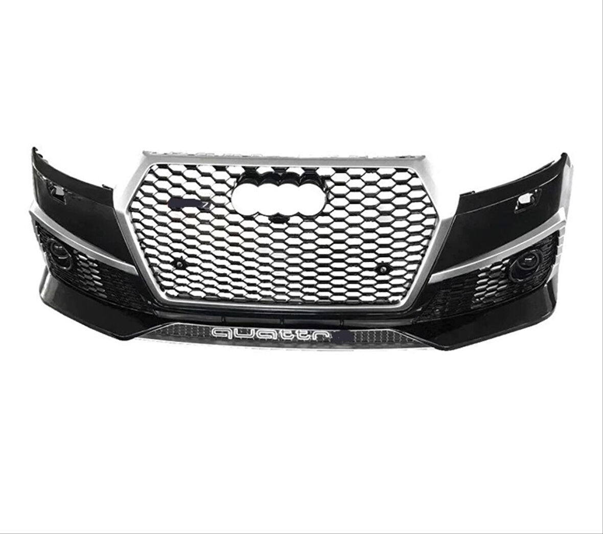 Audi Q7 2015-2018 Uyumlu ( RSQ7 ) Ön Tampon / Panjur Set