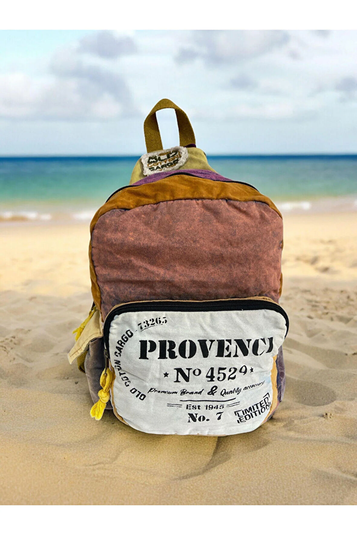 Kaliteli Laptop Bölmeli Vintage Disayn Sırt Gezi Çantası New Minola 25 Cm X 36 Cm