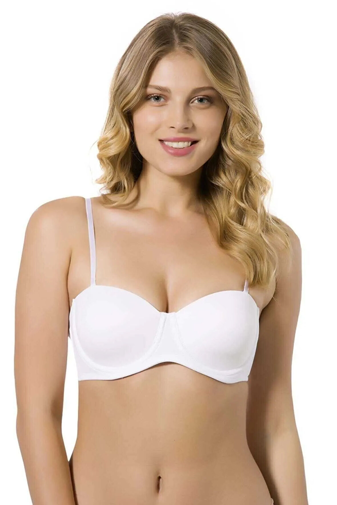 7035 Kadın Beyaz Basic Sütyen