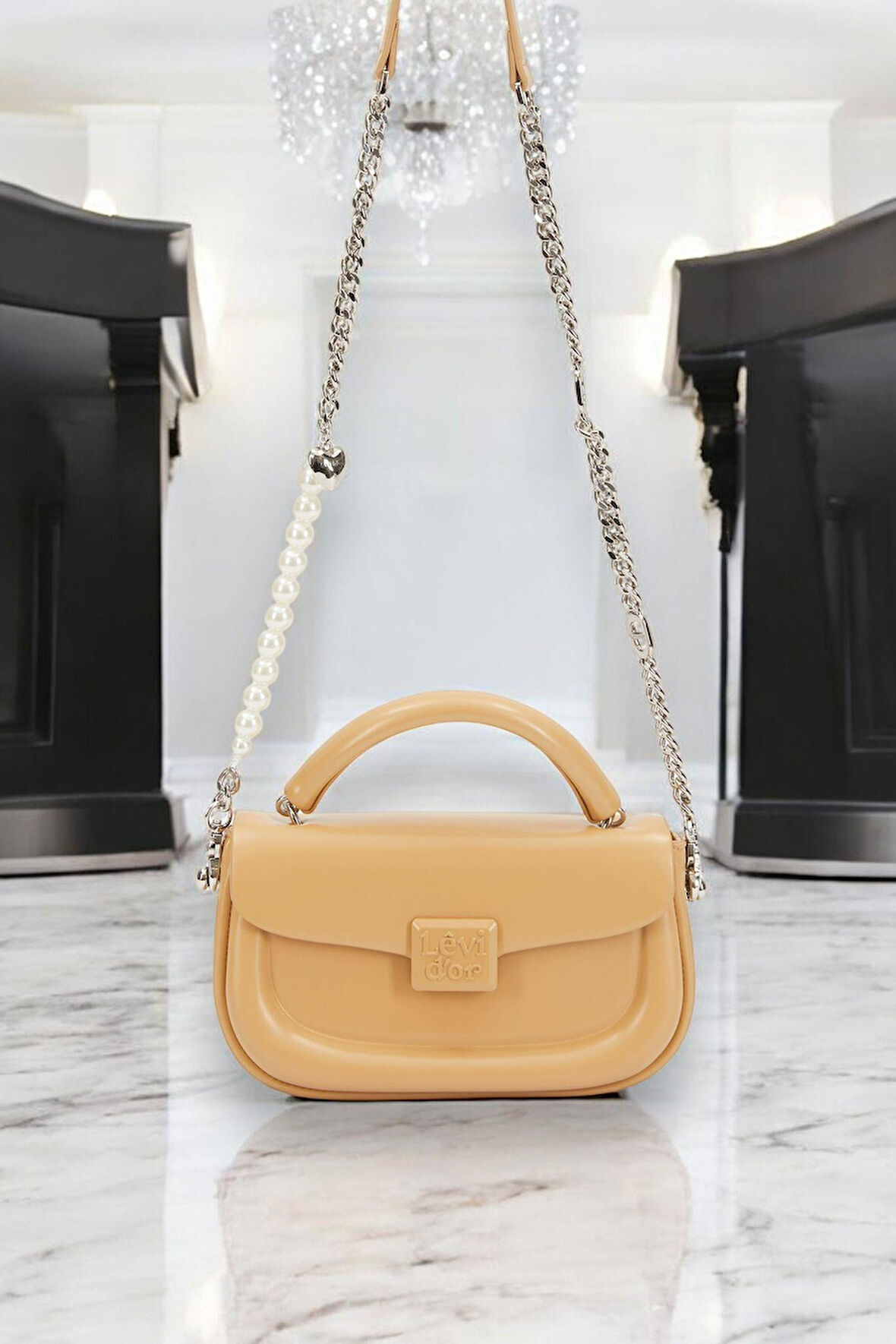 Levidor Özel Renk El Ve Kol Çantası Olarak Tasarlanmış Suni Deri Kadın Omuz Çantası LEVDR.7363930234KHV