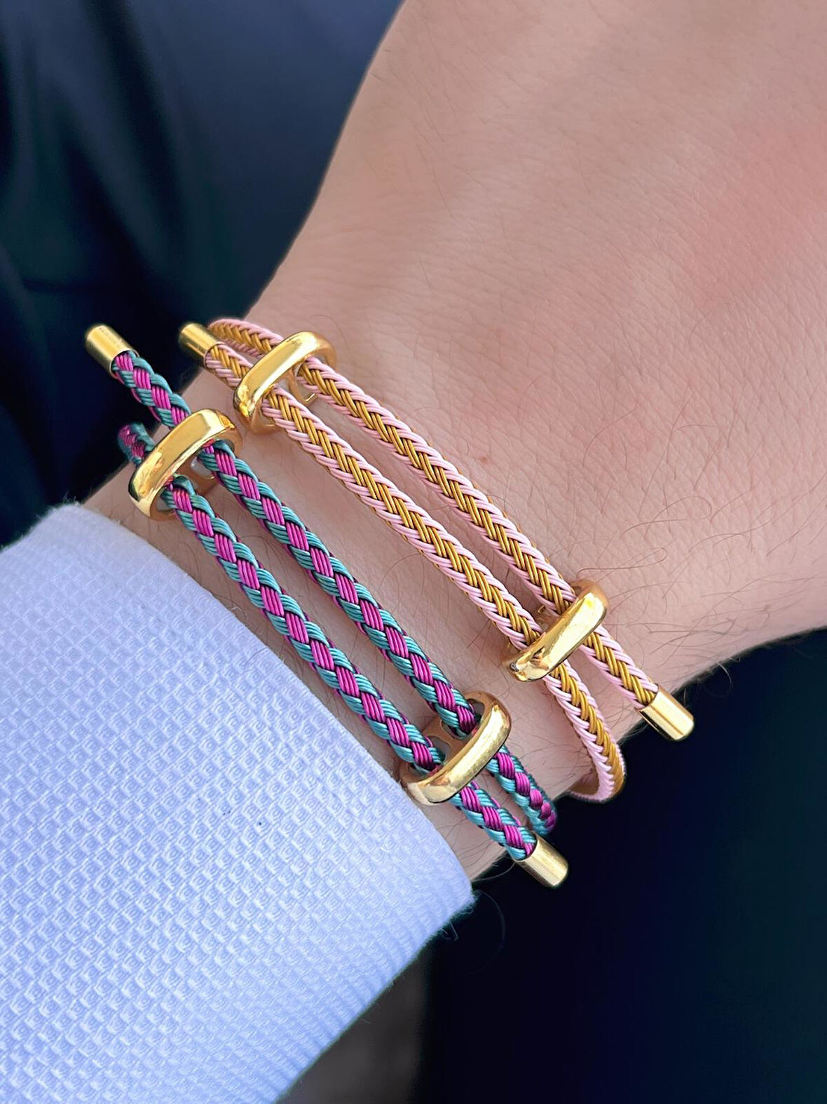 Çift Sevgili Bilekliği Bileklik Seti Kişiselleştirilebilir Hediye Seti VS.BLKT.0592