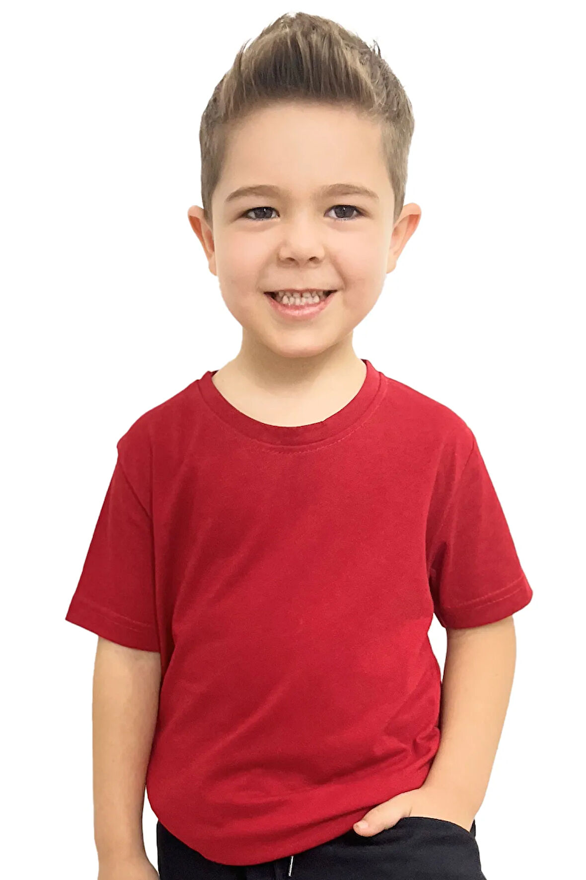 Basic Çocuk Tişörtü | %100 Pamuk, Şık ve Rahat Tasarım