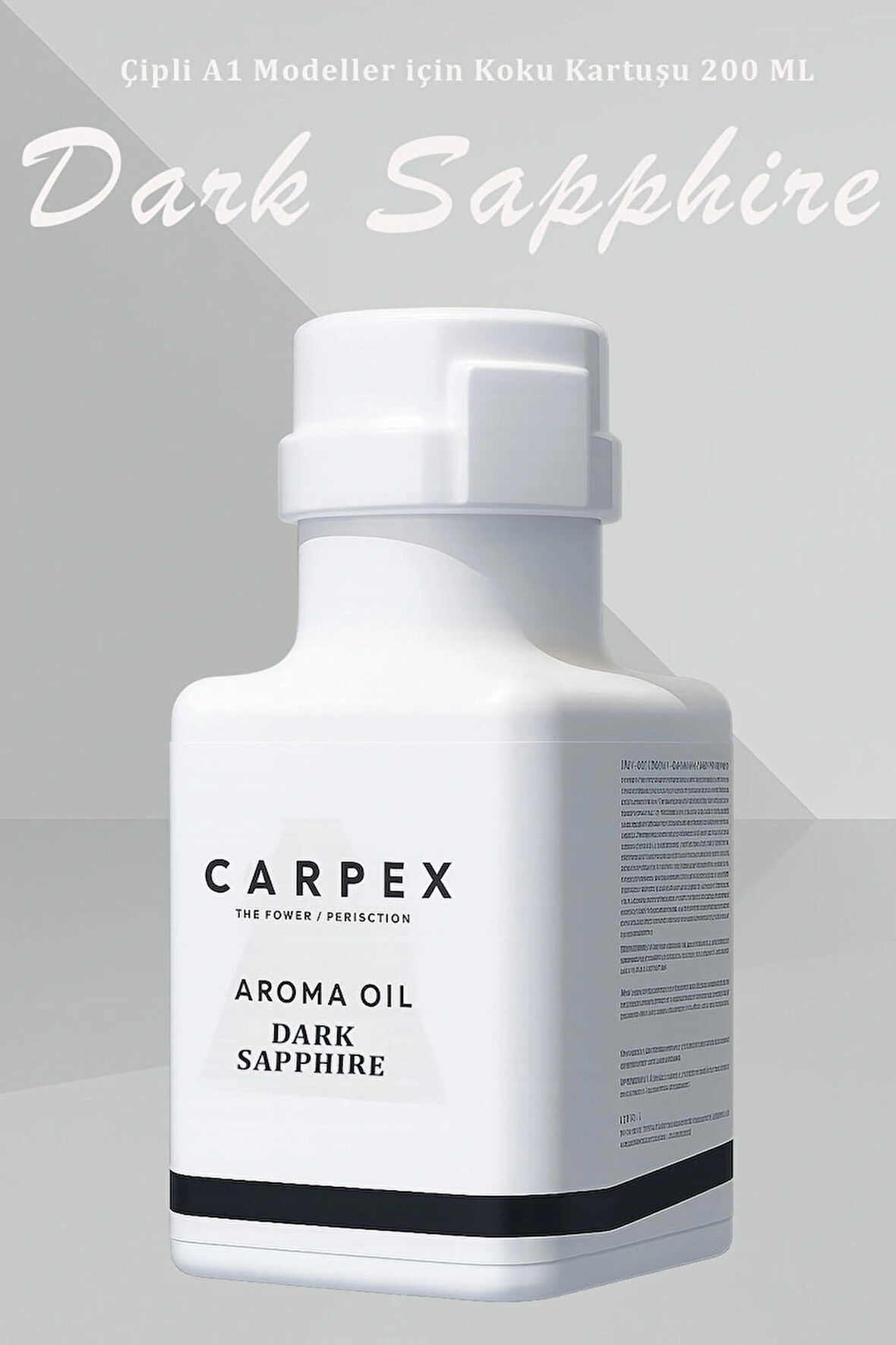 Carpex A1 Çipli Modeller İçin 200 ml Dark Spphire Koku Kartuş ( A1 Pro 900-X ve A1 Eco-X Modeller için uyumludur )