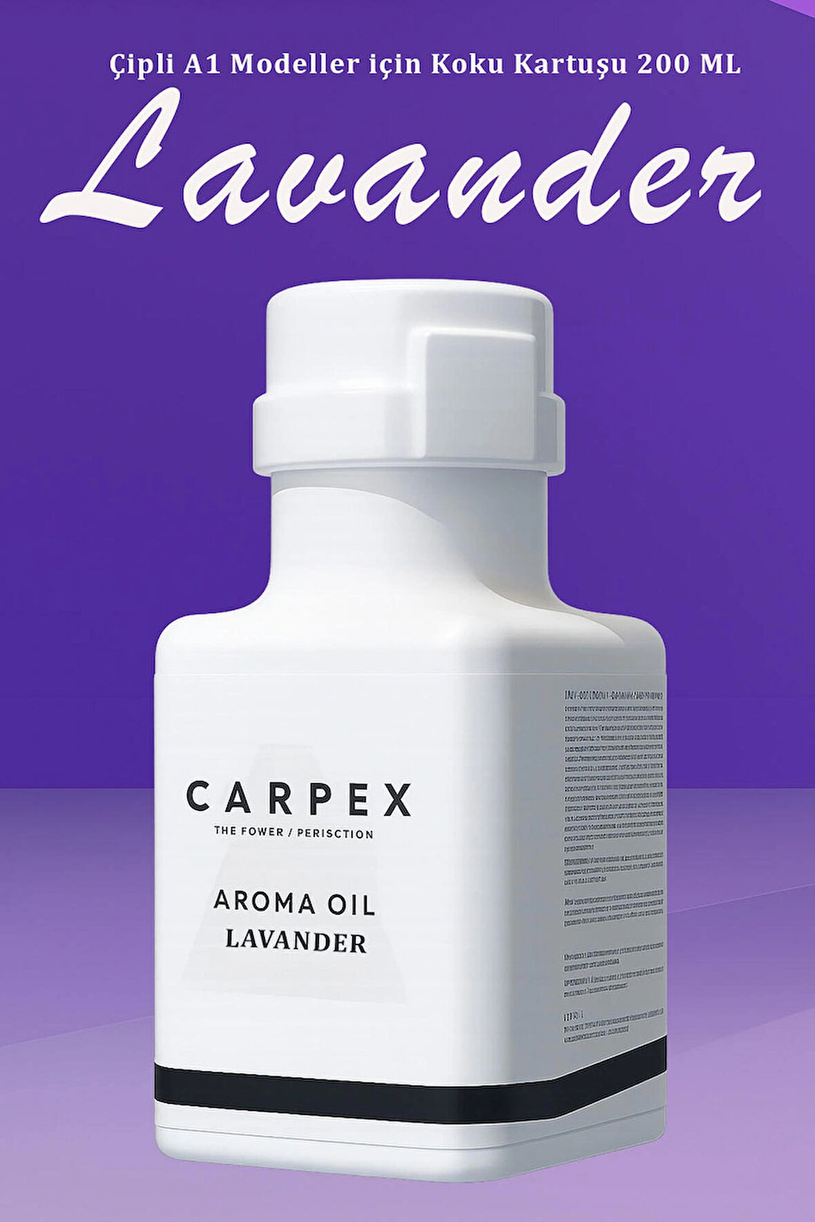 Carpex A1 Çipli Modeller İçin 200 ml Lavander Koku Kartuş ( A1 Pro 900-X ve A1 Eco-X Modeller için uyumludur )