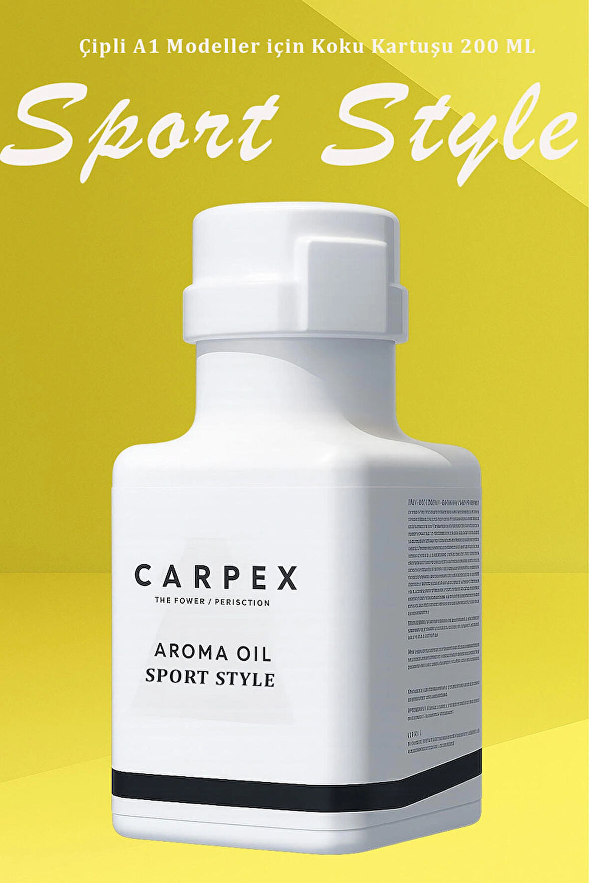 Carpex A1 Çipli Modeller İçin 200 ml Sport Style Koku Kartuş ( A1 Pro 900-X ve A1 Eco-X Modeller için uyumludur )