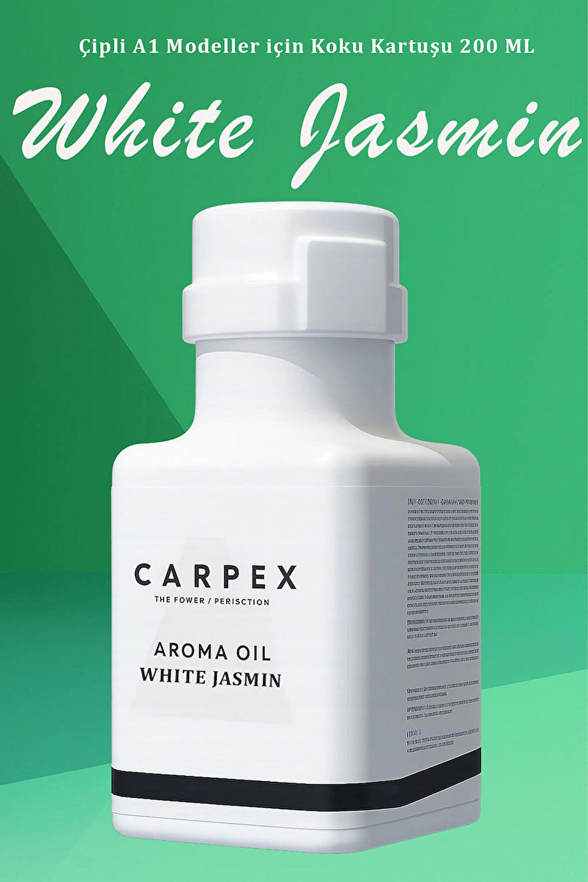 Carpex A1 Çipli Modeller İçin 200 ml White Jasmin Koku Kartuş ( A1 Pro 900-X ve A1 Eco-X Modeller için uyumludur )